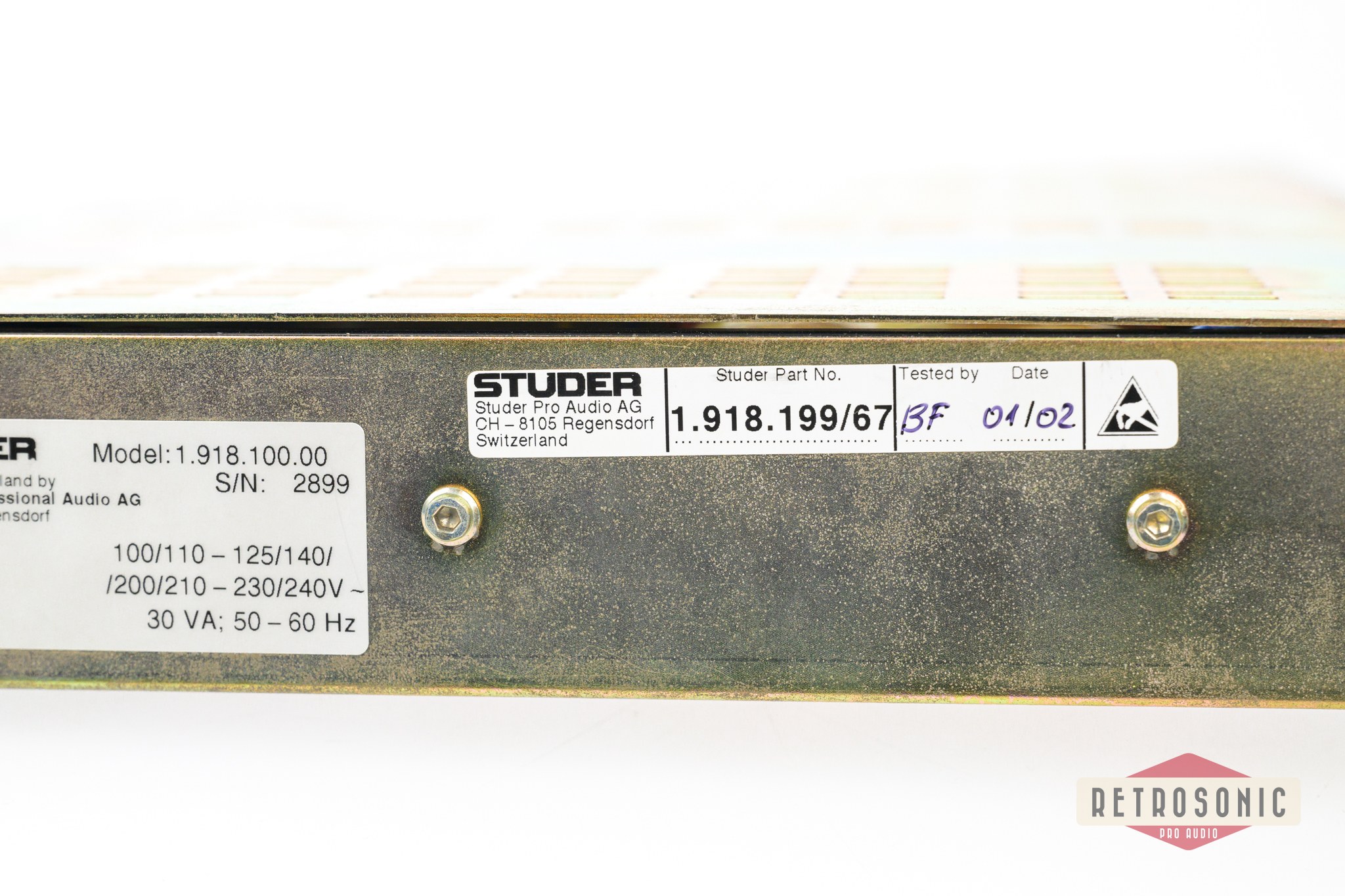 Studer  Rack Mount PSU 1.918.100.00  with 3 pcs Summing Cards #1