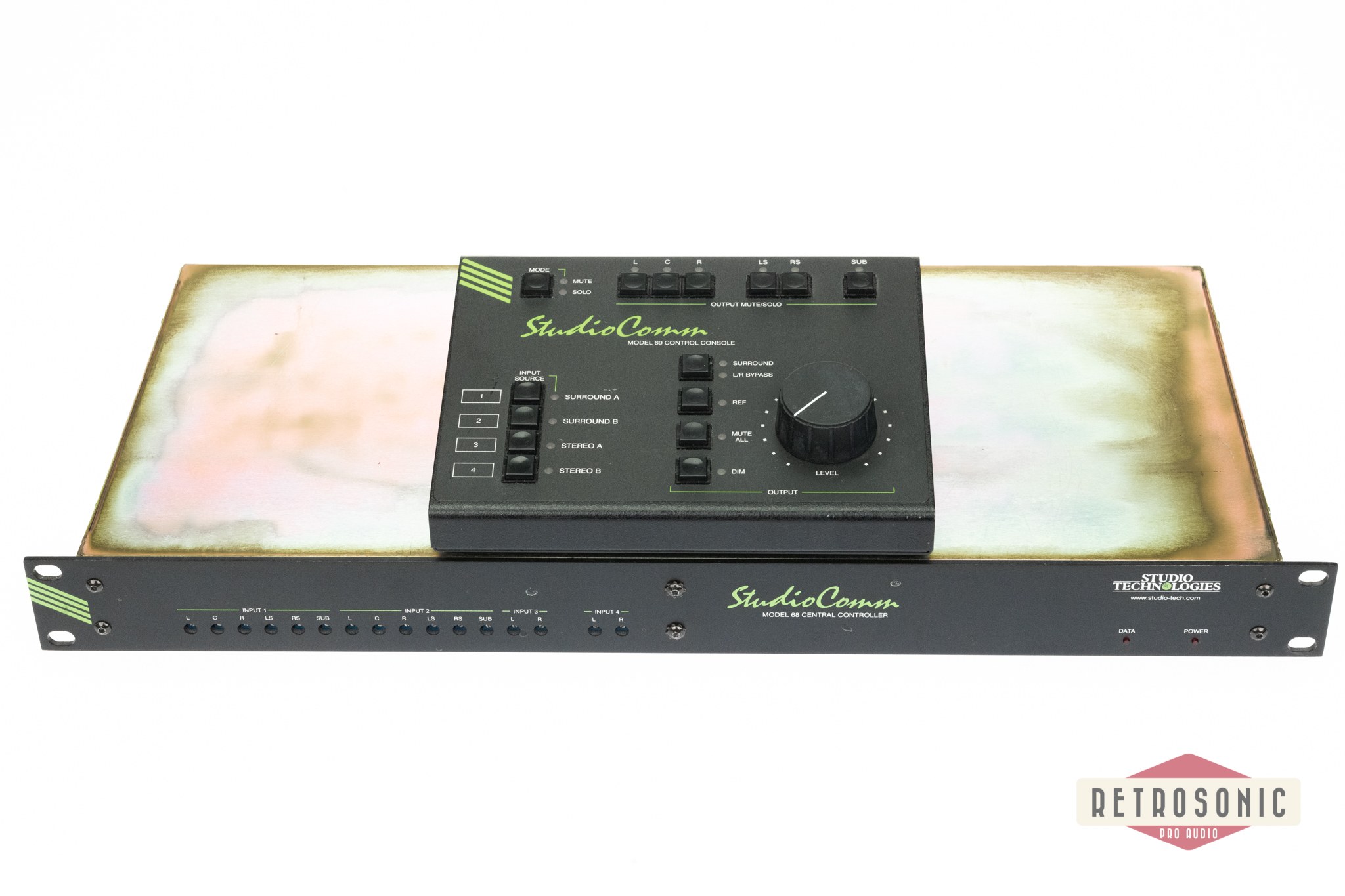 Studio Technologies StudioComm Model 68 Central Controller w. Model 69 Control Console