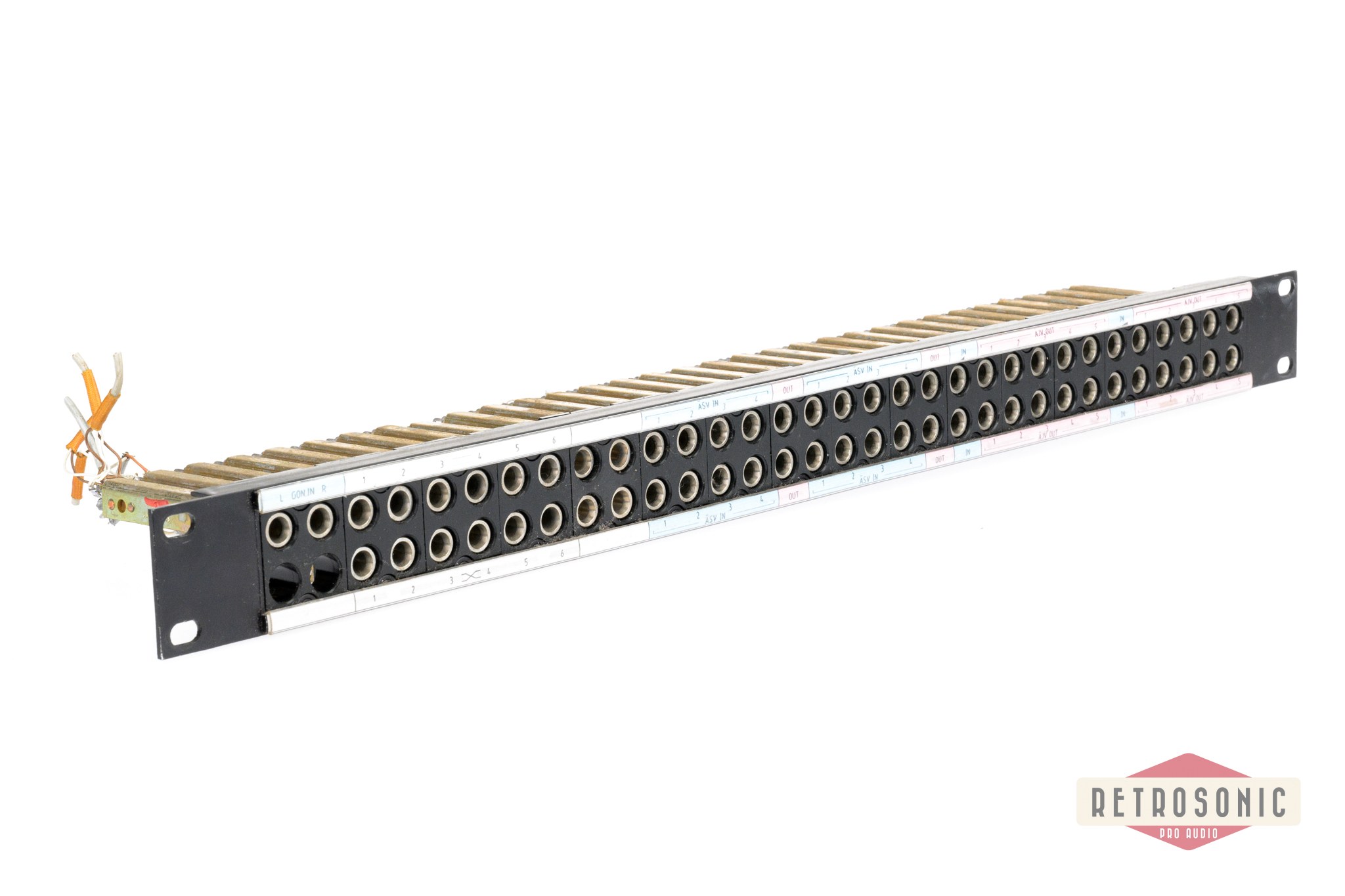 Switchcraft 2x32 Way Patchbay XMT334B Longframe jacks. 2 jacks broken