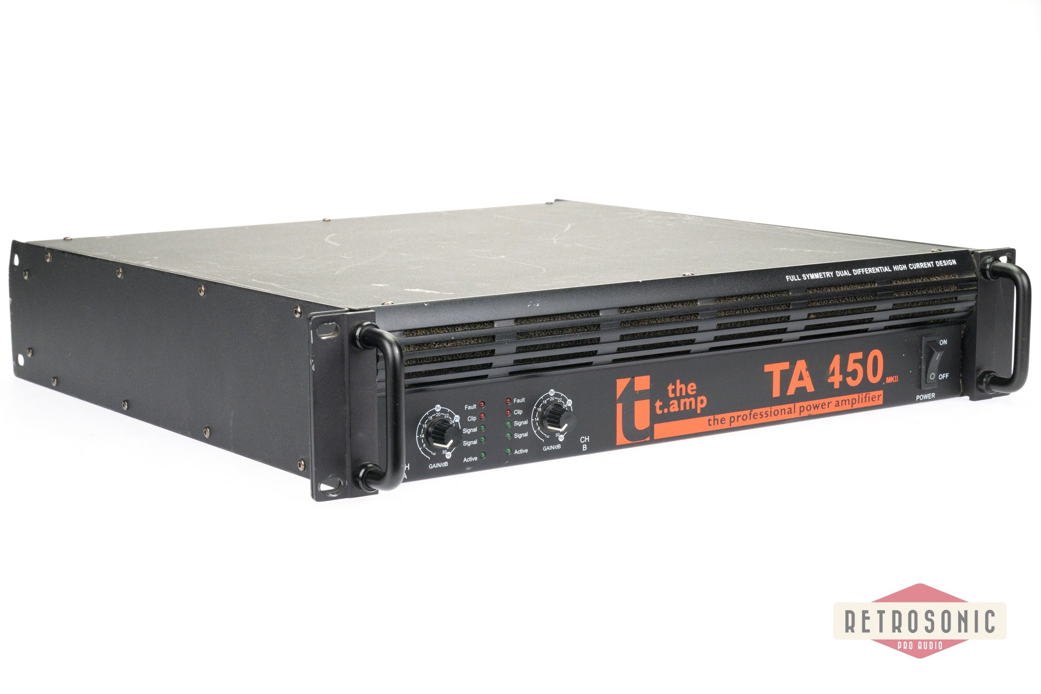 T-Amp TA 450 MK II Dual  Channel Amplifier
