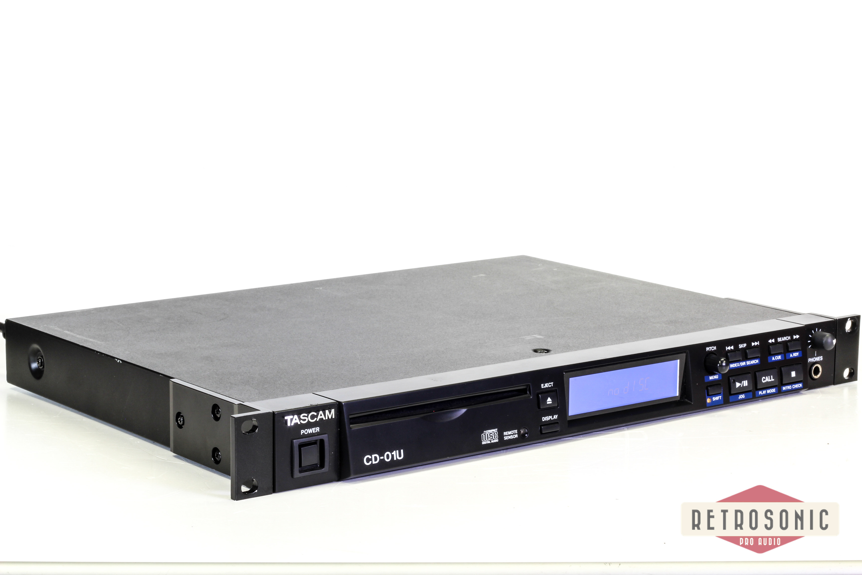 Tascam CD01U CD-player, 1Unit 19-inch Rack