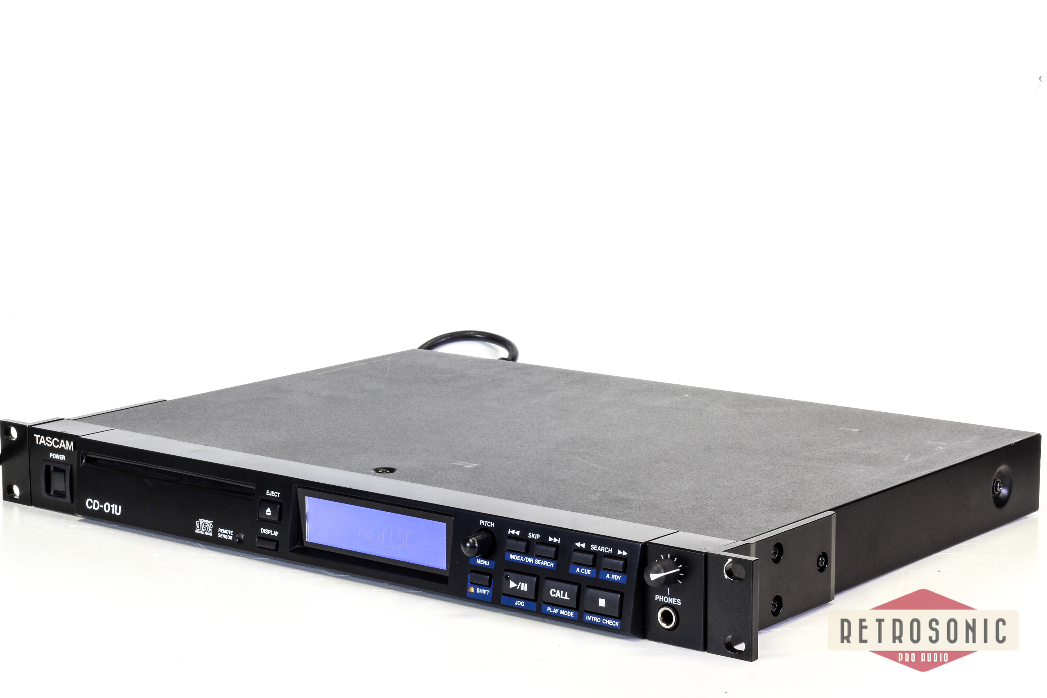 Tascam CD01U CD-player, 1Unit 19-inch Rack