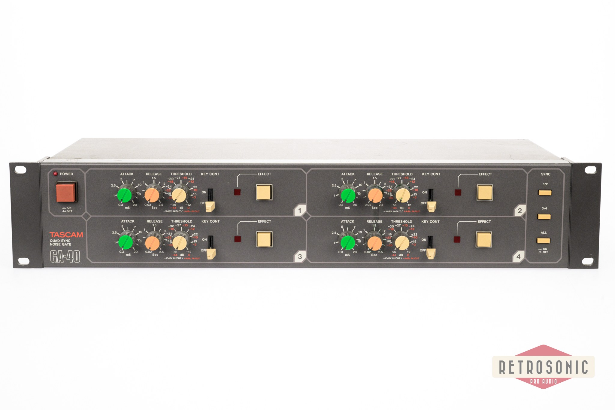 Tascam GA-40 Quad Sync Noise Gate