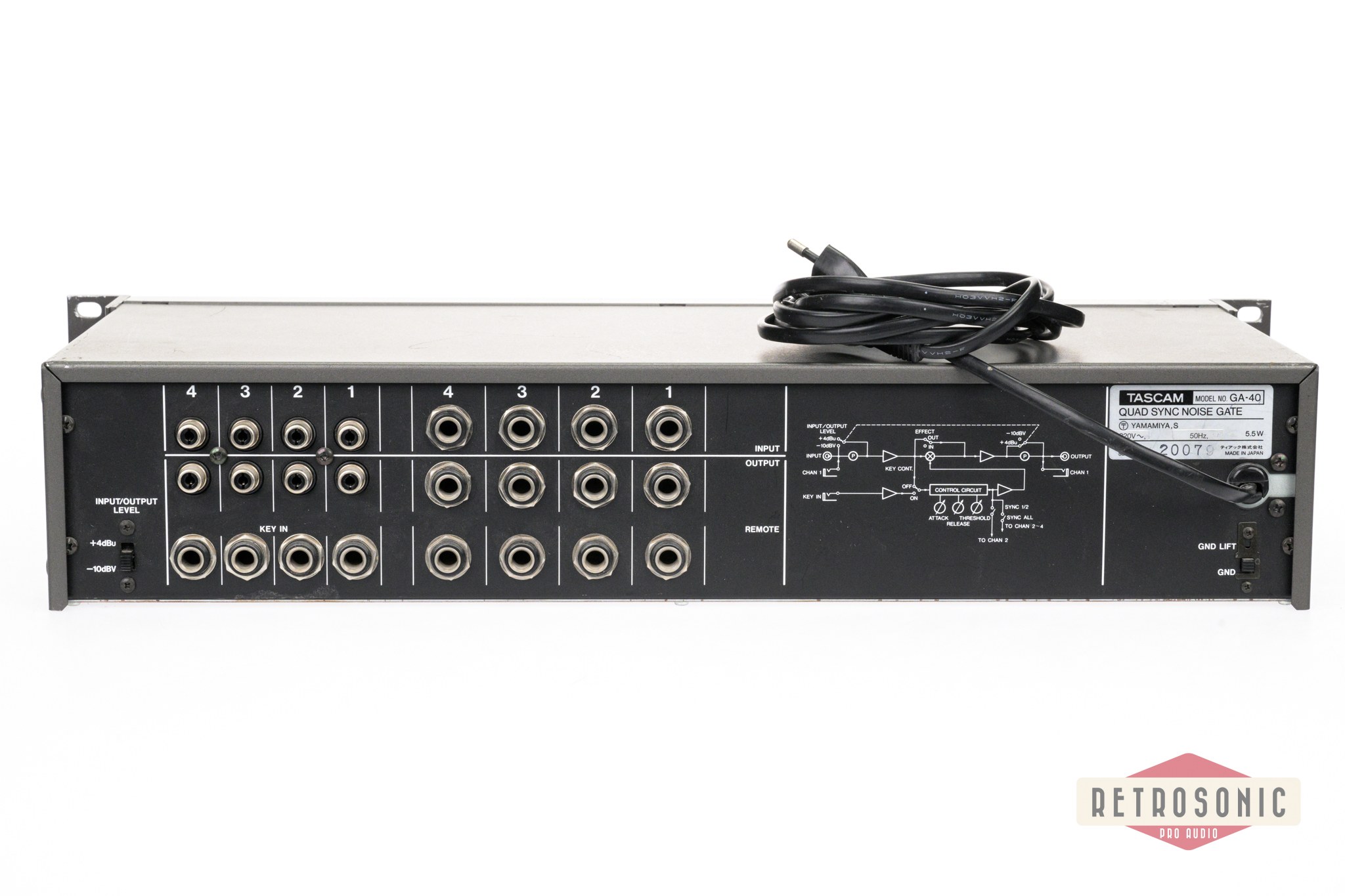 Tascam GA-40 Quad Sync Noise Gate