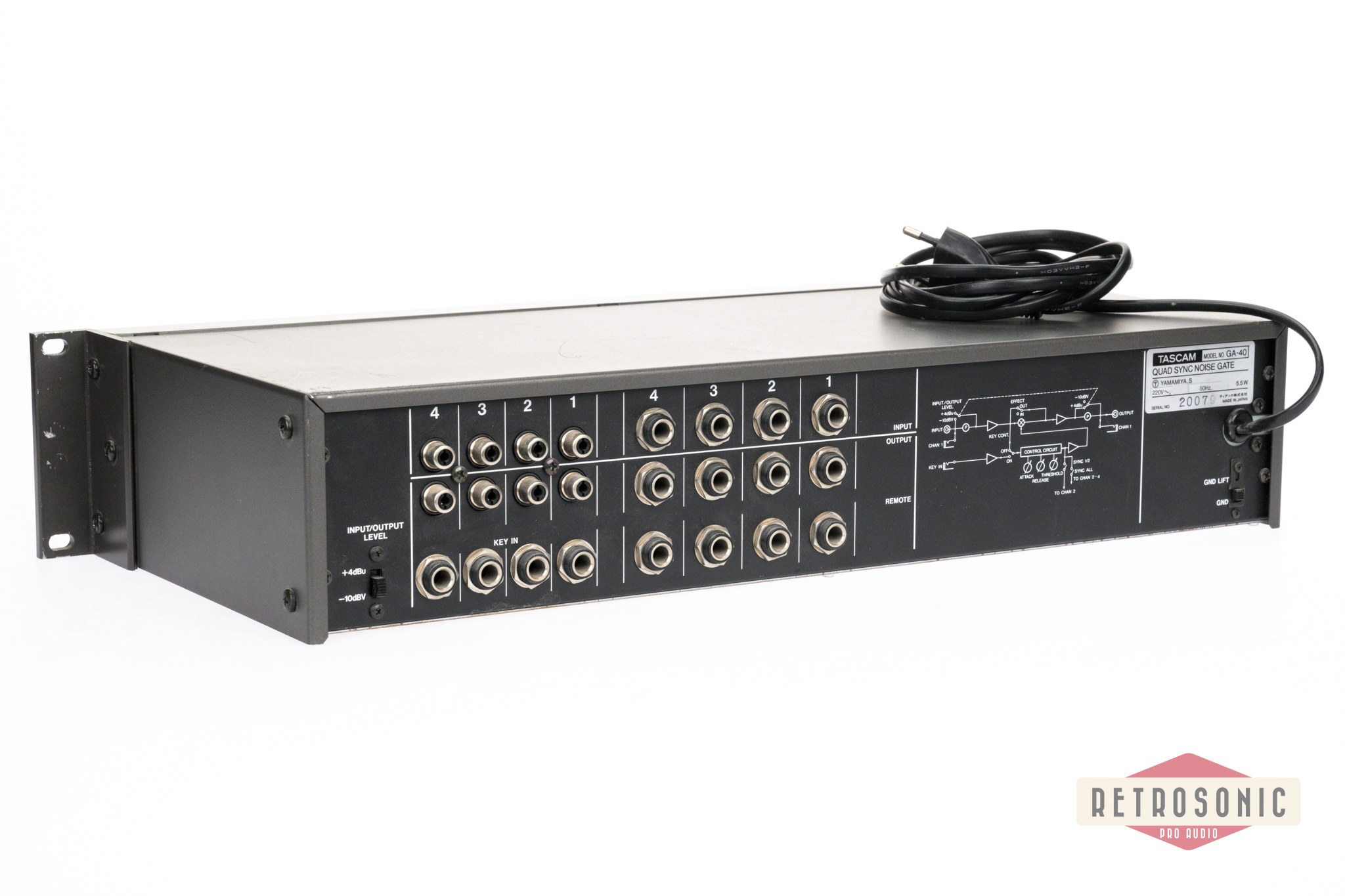 Tascam GA-40 Quad Sync Noise Gate