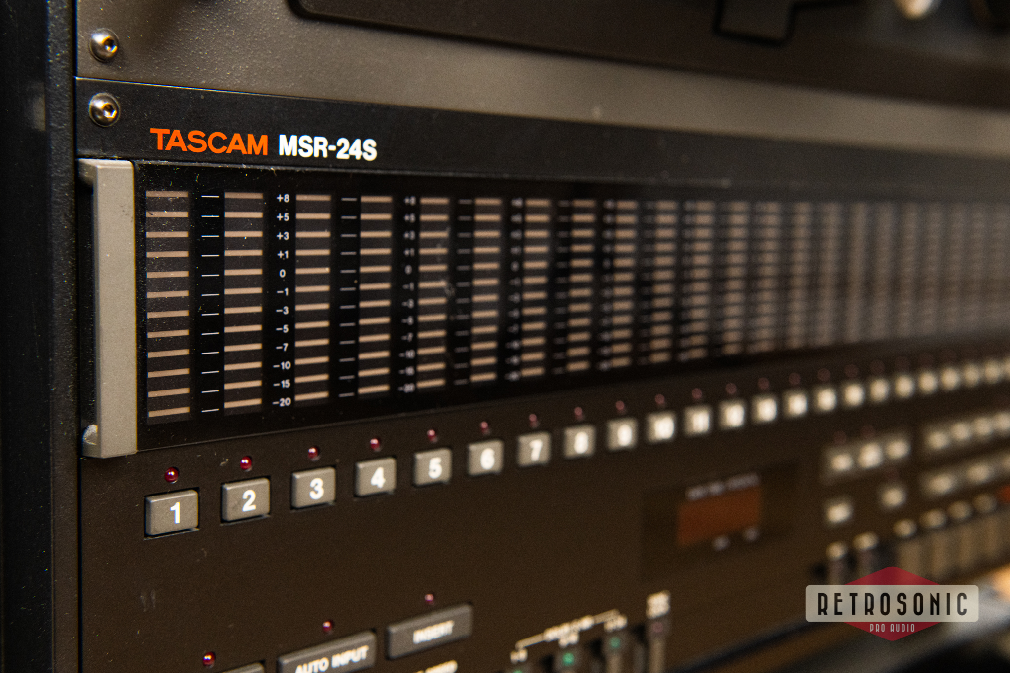 Tascam MSR24S 1 inch 24-track tape recorder + Remote RC424