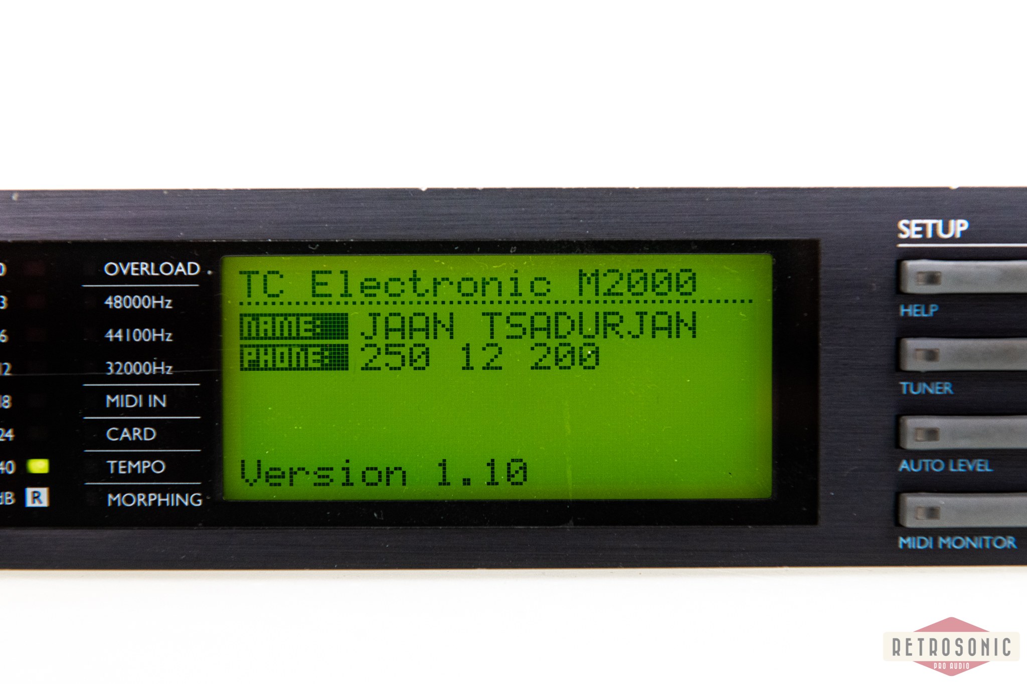 TC Electronic M2000 Digital Reverb