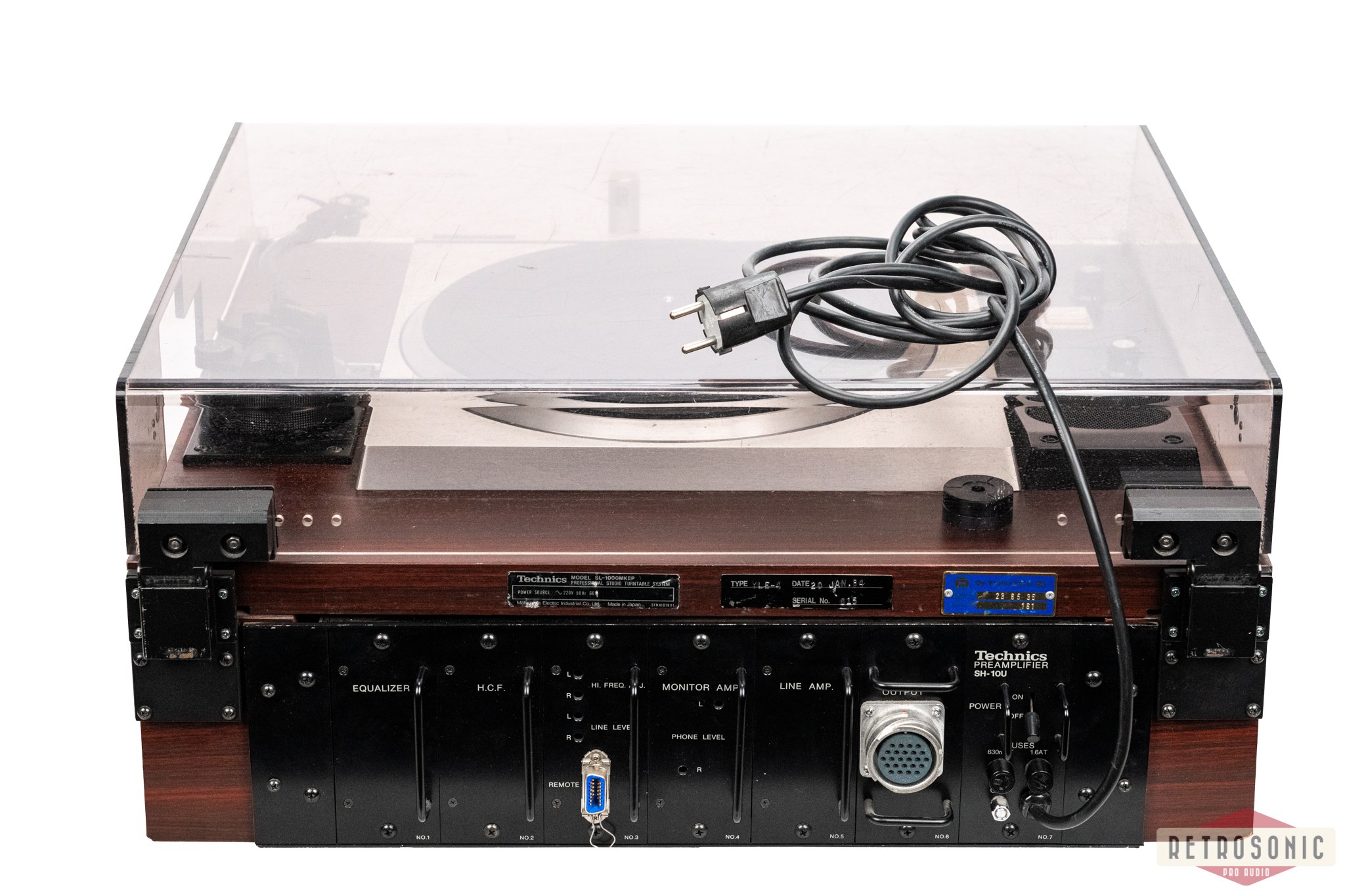 Technics SL-1000MK2P Professional Studio Turntable. Year 1984