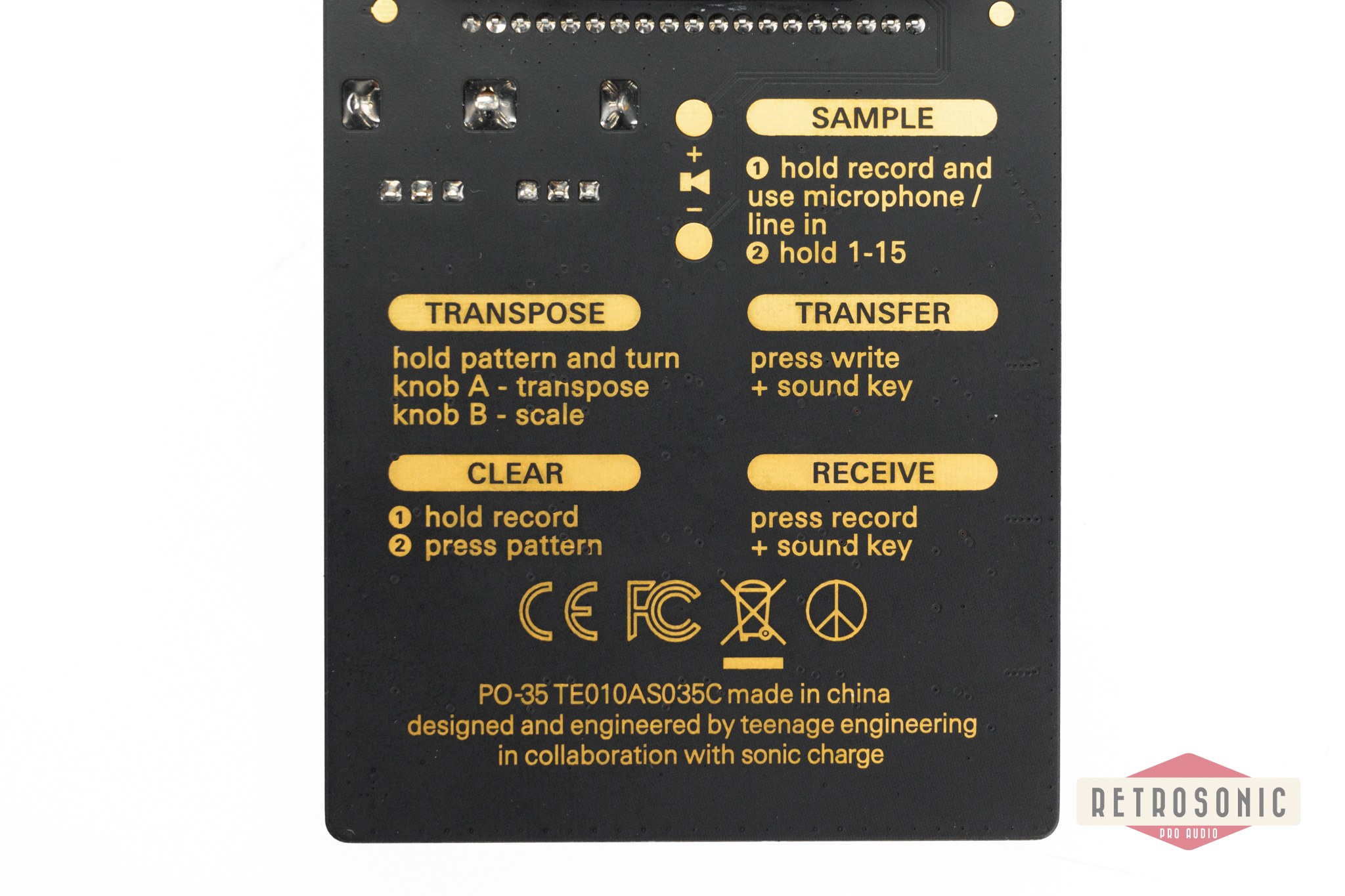 Teenage Engineering PO-12 Rhythm Drum Machine