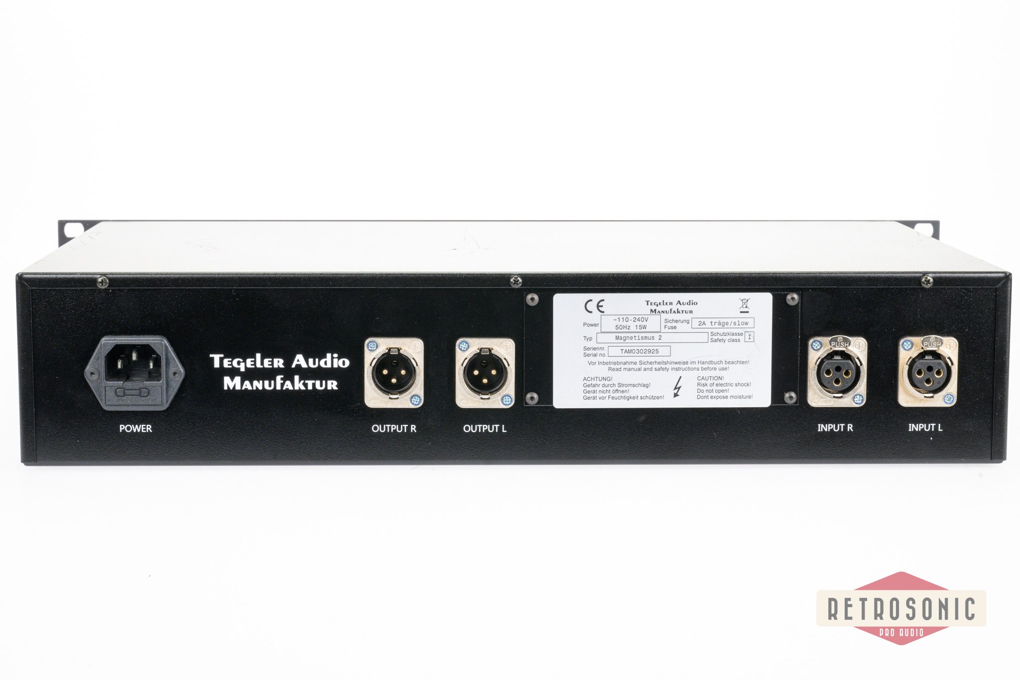 Tegeler Audio Magnetismus Stereo Bus prosessor