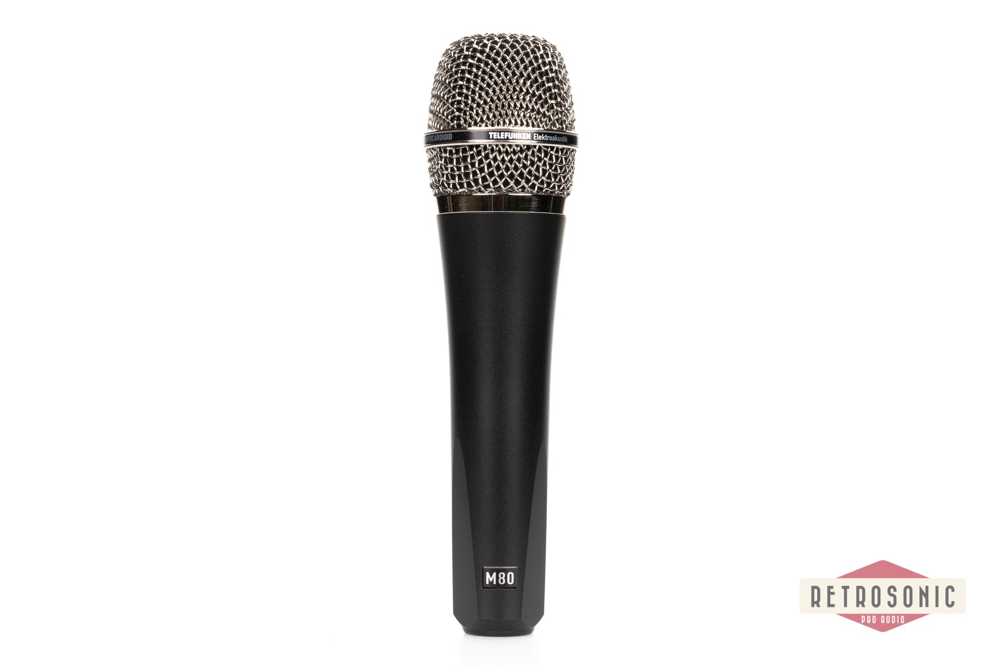 Telefunken M80 Dynamic Mic Black with Black Nickel grille