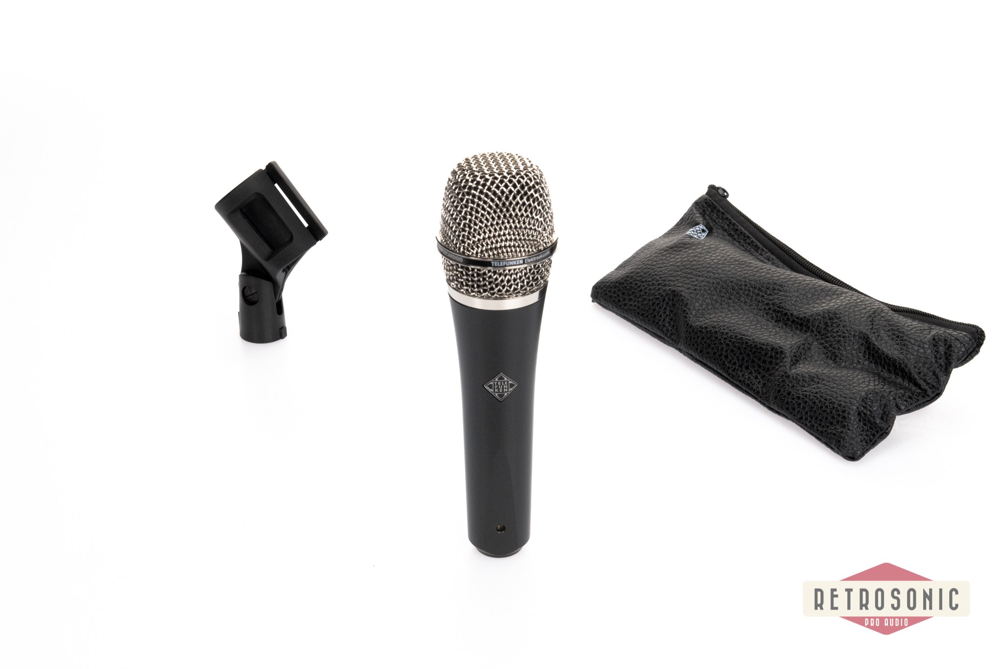 Telefunken M80 Dynamic Mic Black with Black Nickel grille