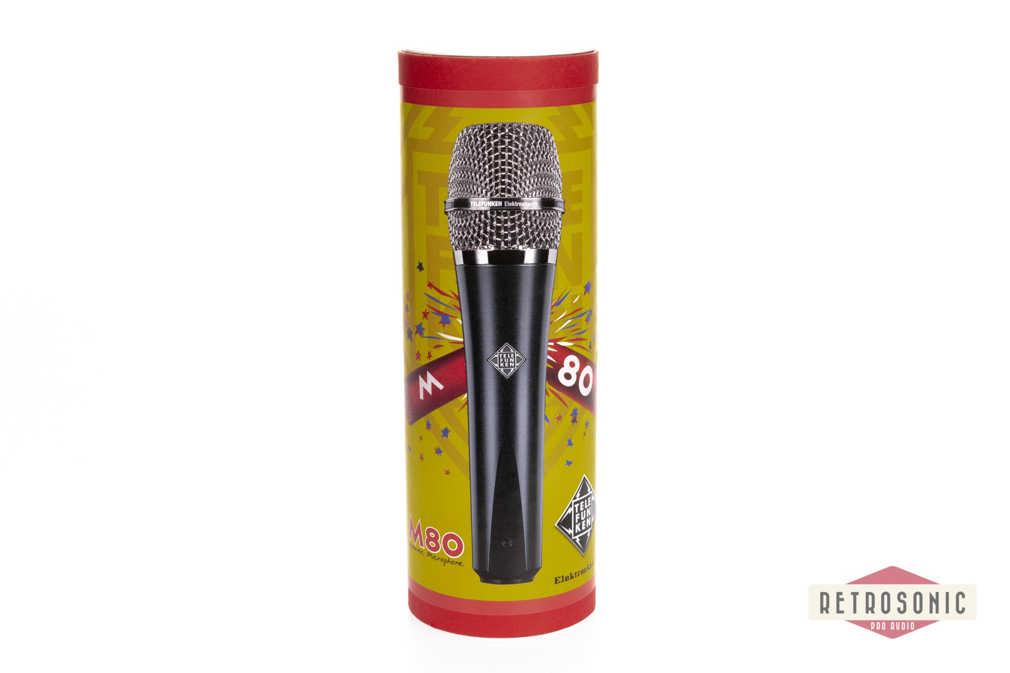 Telefunken M80 Dynamic Mic Black with Black Nickel grille