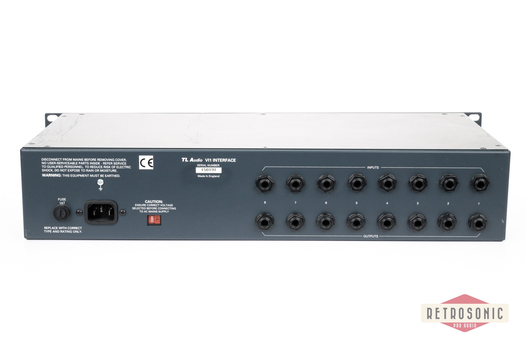 TL Audio VI1  8-Ch Valve Interface