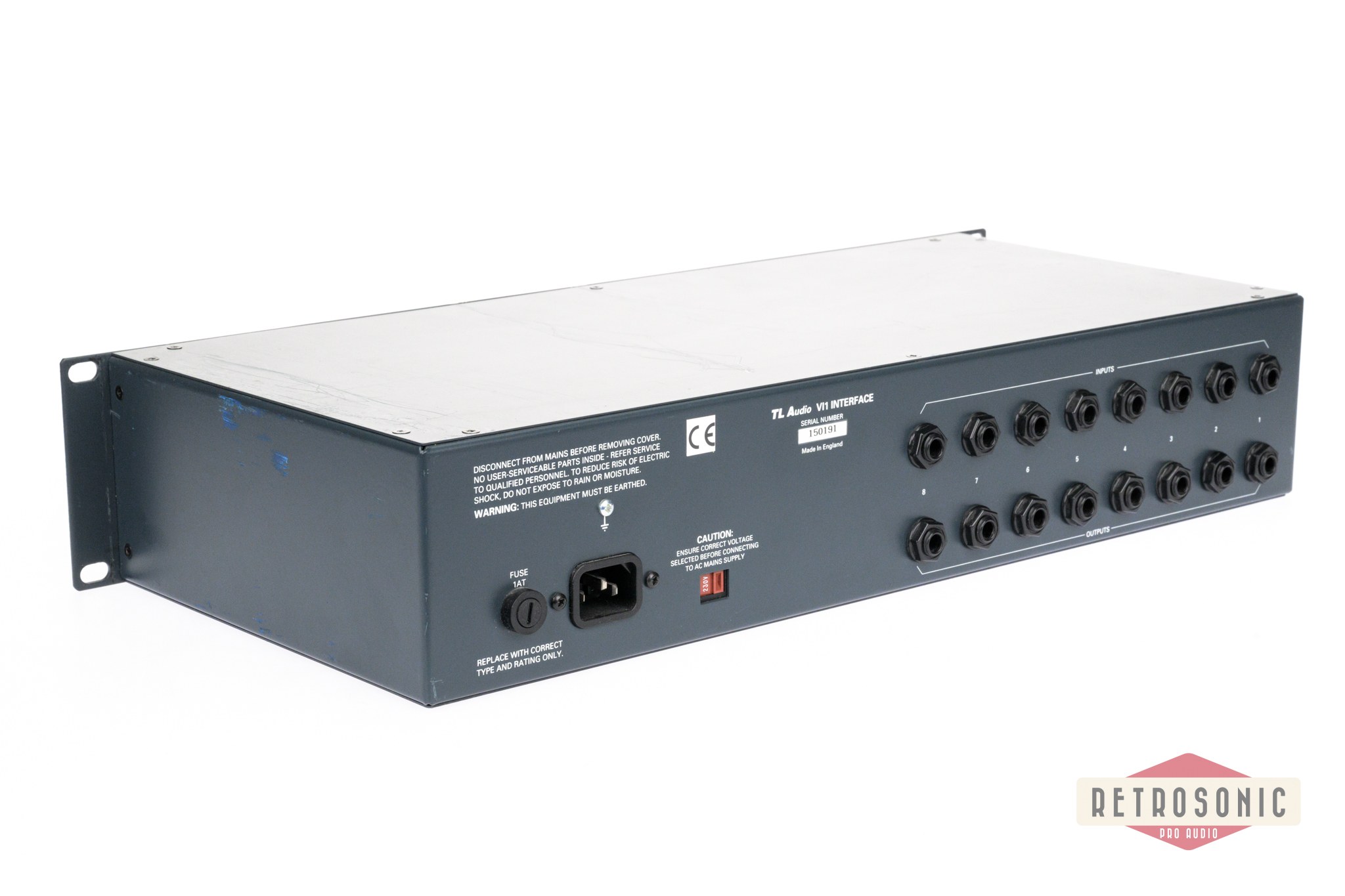 TL Audio VI1  8-Ch Valve Interface