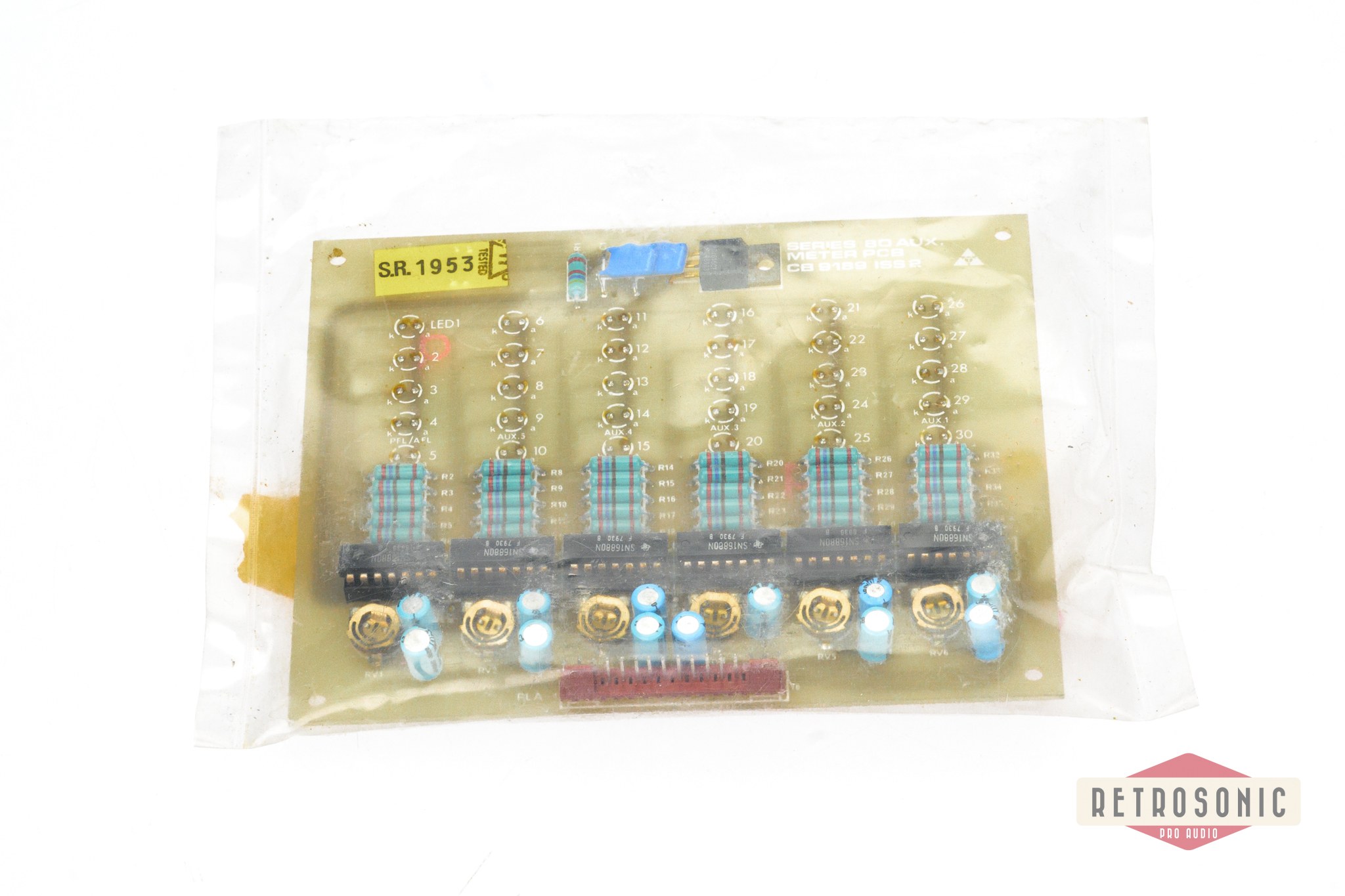 Trident Series 80B LRAB AUX Meter PCB NOS #1