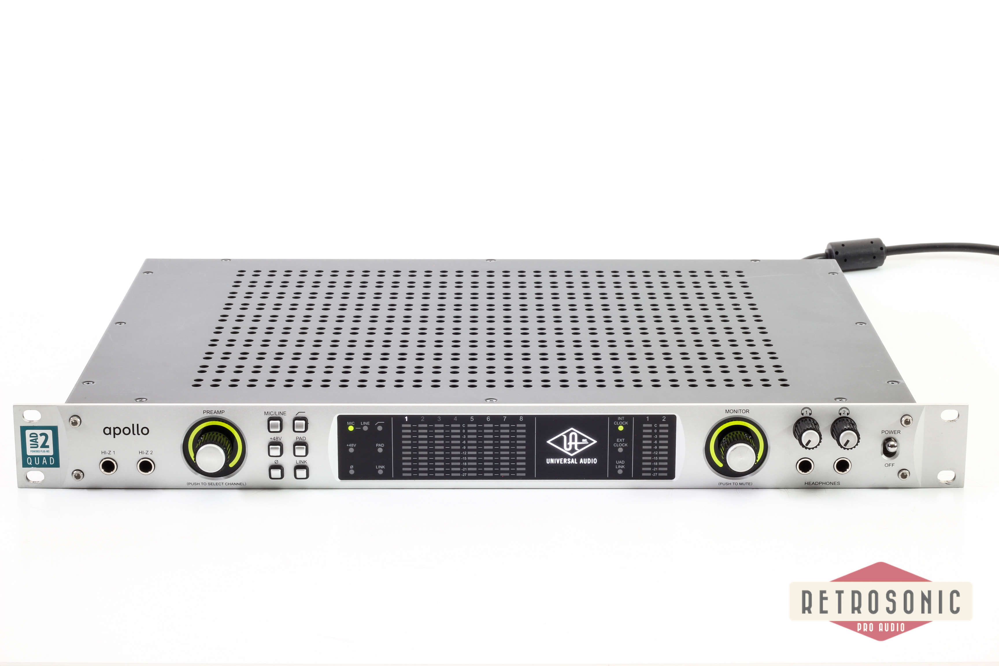 UA Apollo Quad Silver Audio Interface FW&TB 2