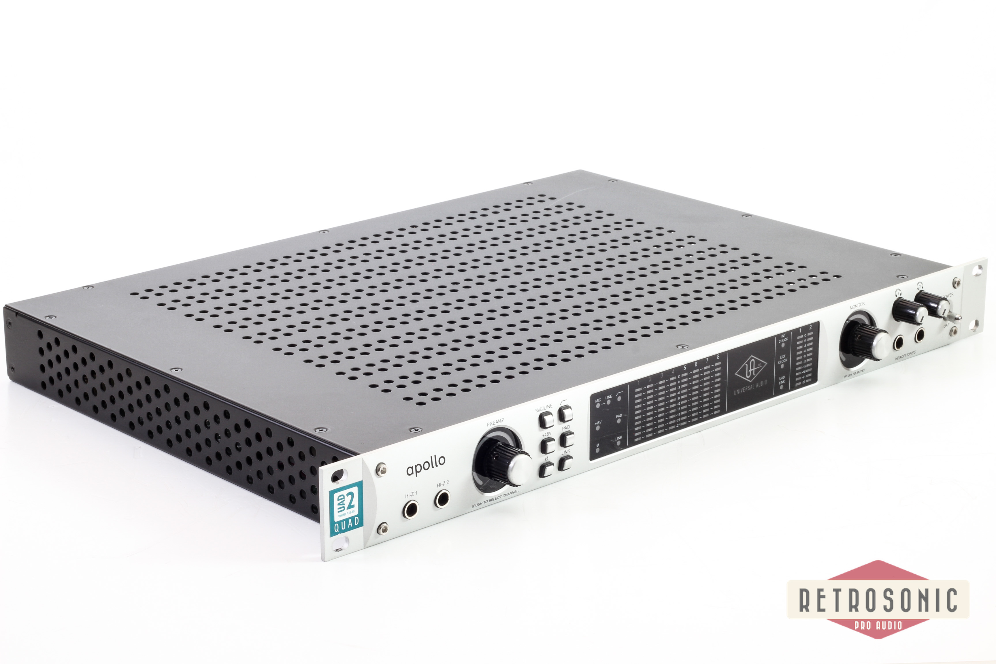 UA Apollo Quad Silver Audio Interface FW&TB 2