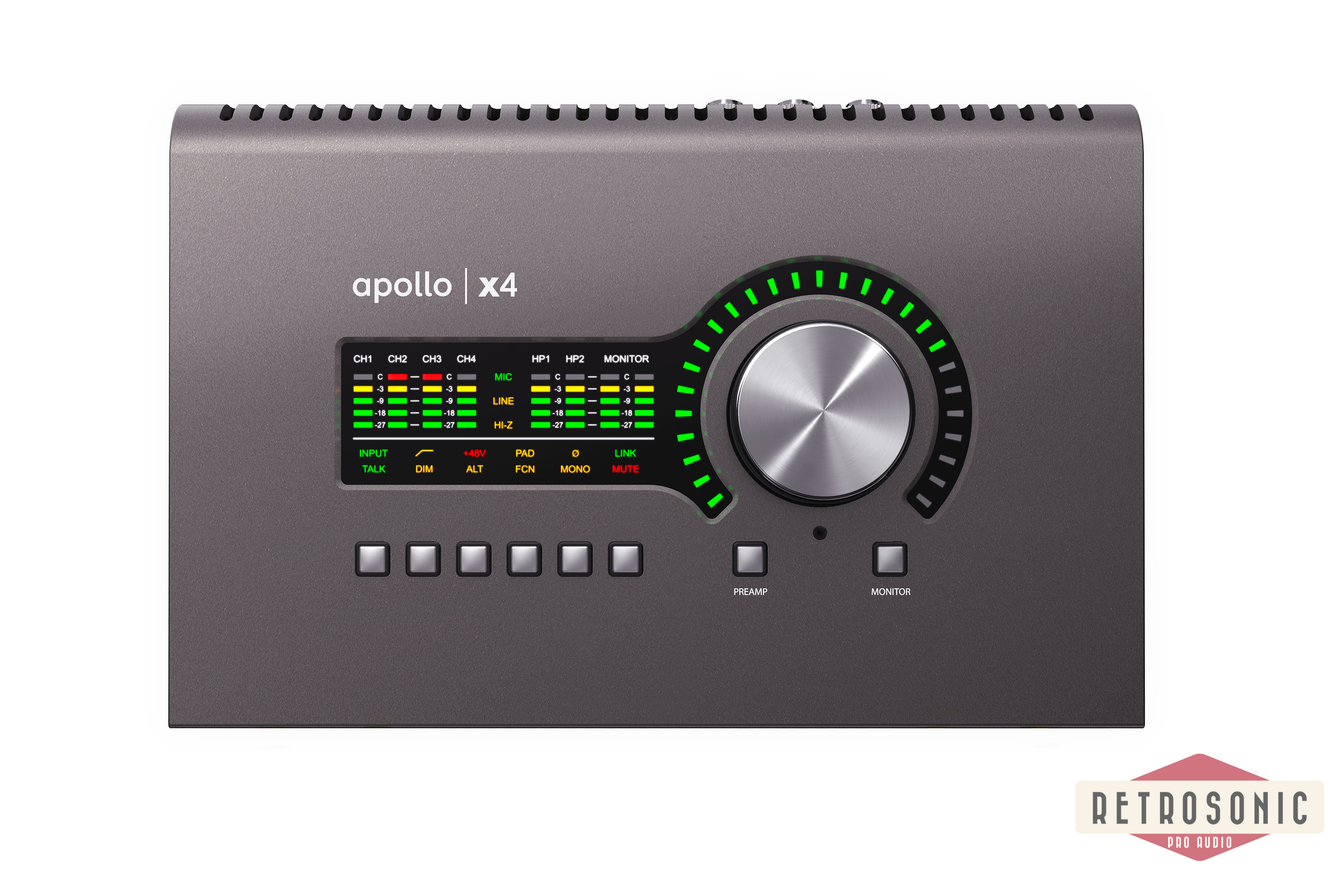 UA Apollo X4 TB3 Audio Interface (Desktop/Mac/Win)