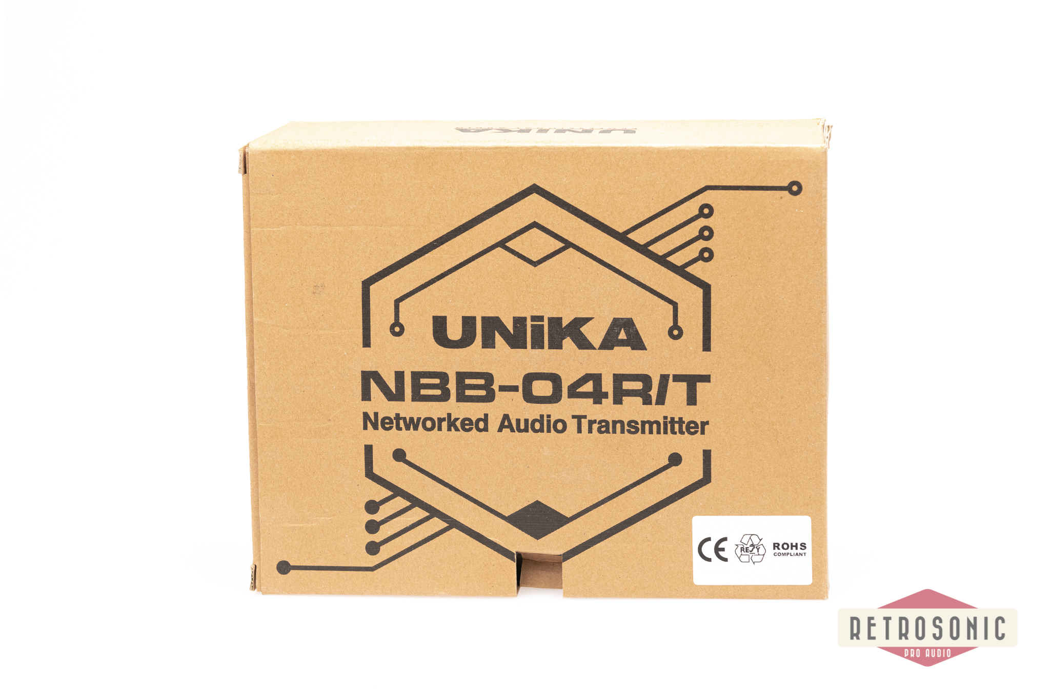 Unika NBB-04R Dante Input Interface, 4 x Mic/Line in (XLR)