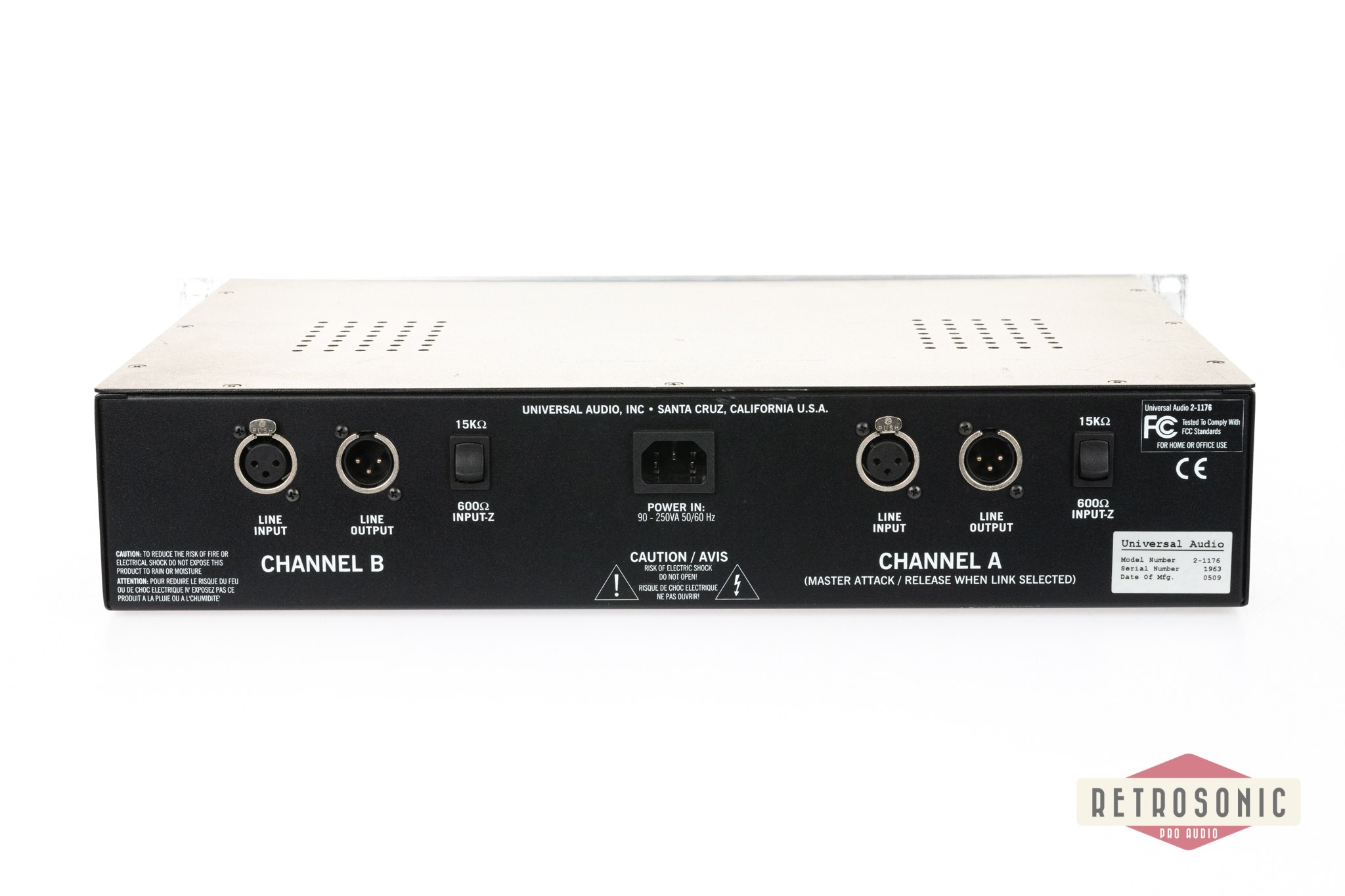 Universal Audio 2-1176 Dual Limiting Amplifier #2