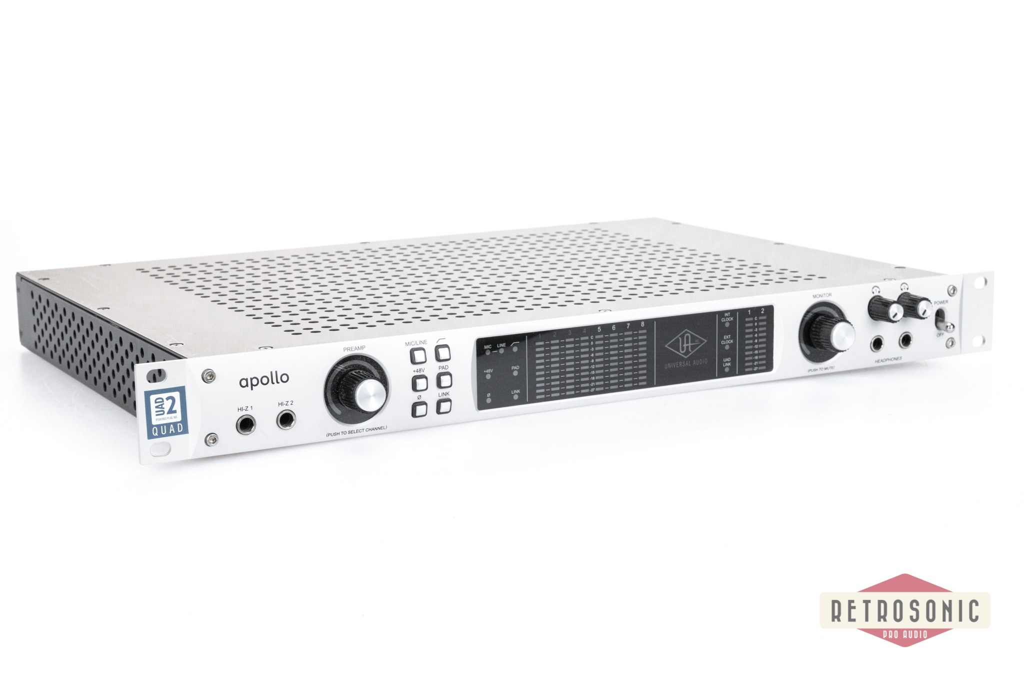 Universal Audio Apollo Quad Silver, Firewire