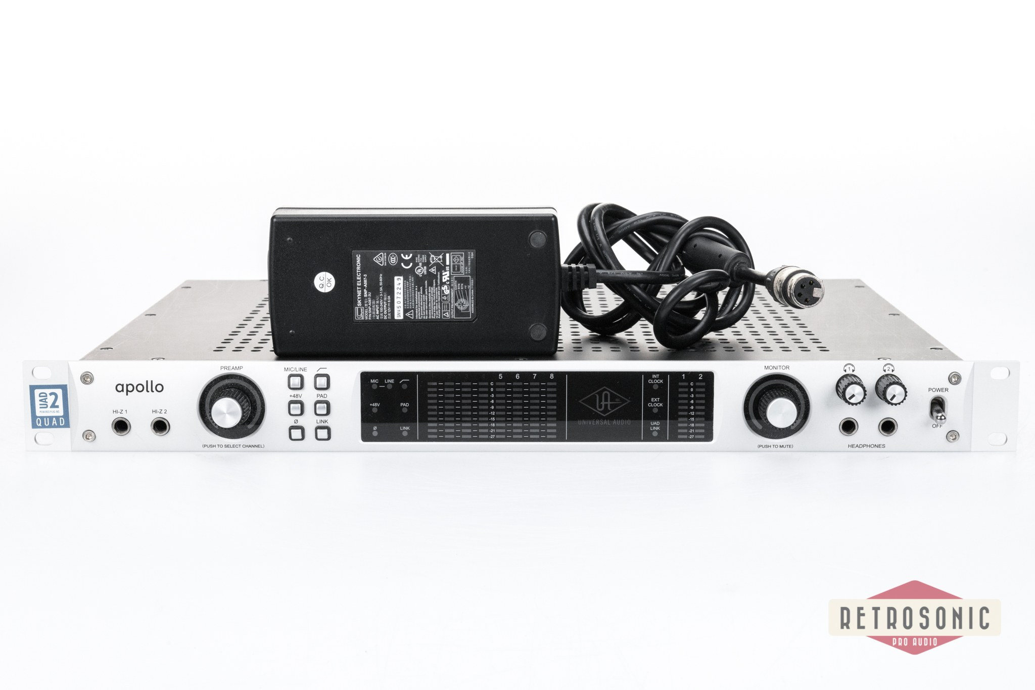 Universal Audio Apollo Quad Silver, Firewire