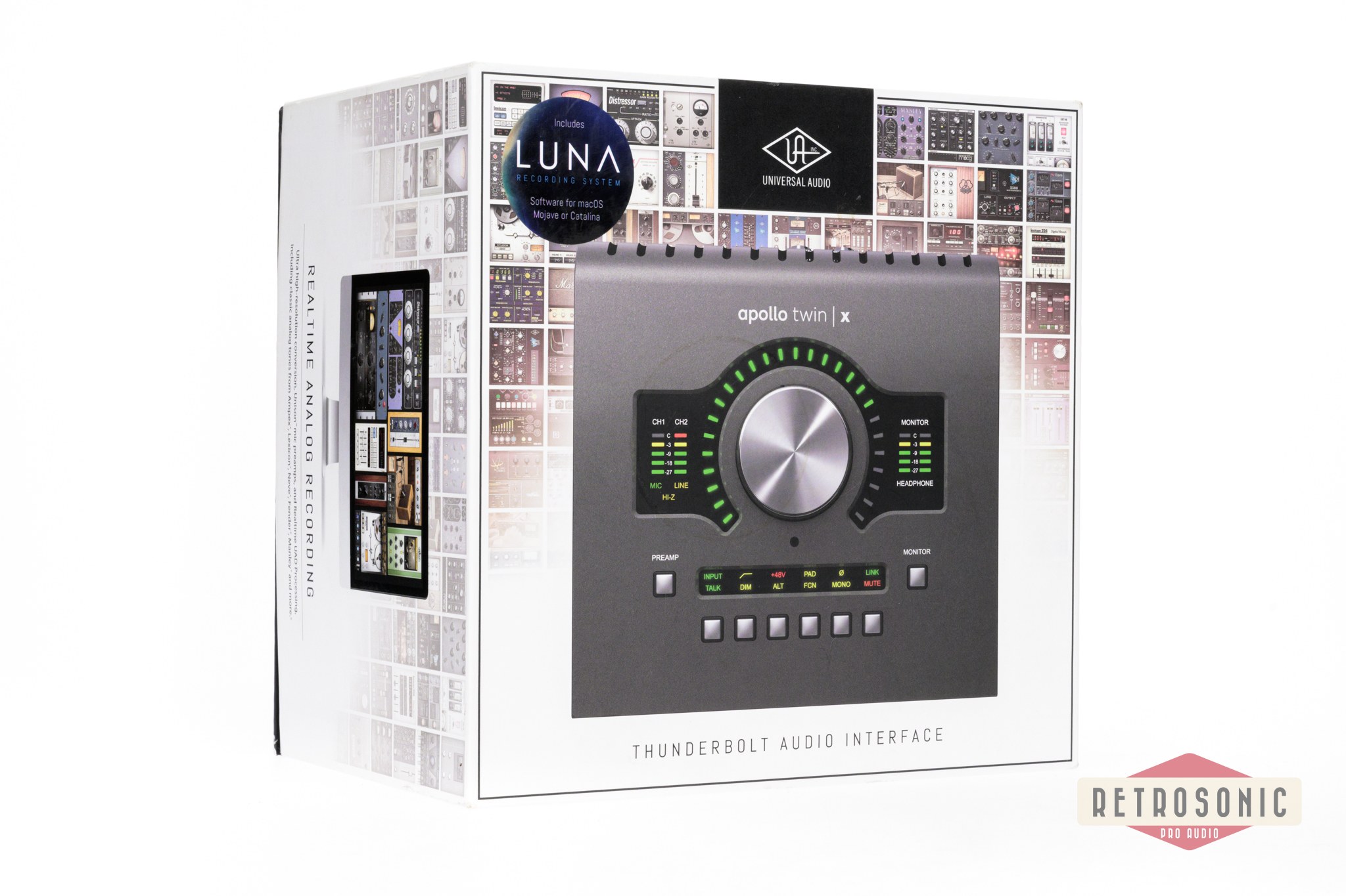 Universal Audio Apollo Twin X w/ DUO Processing (Desktop/Mac/Win/TB3)