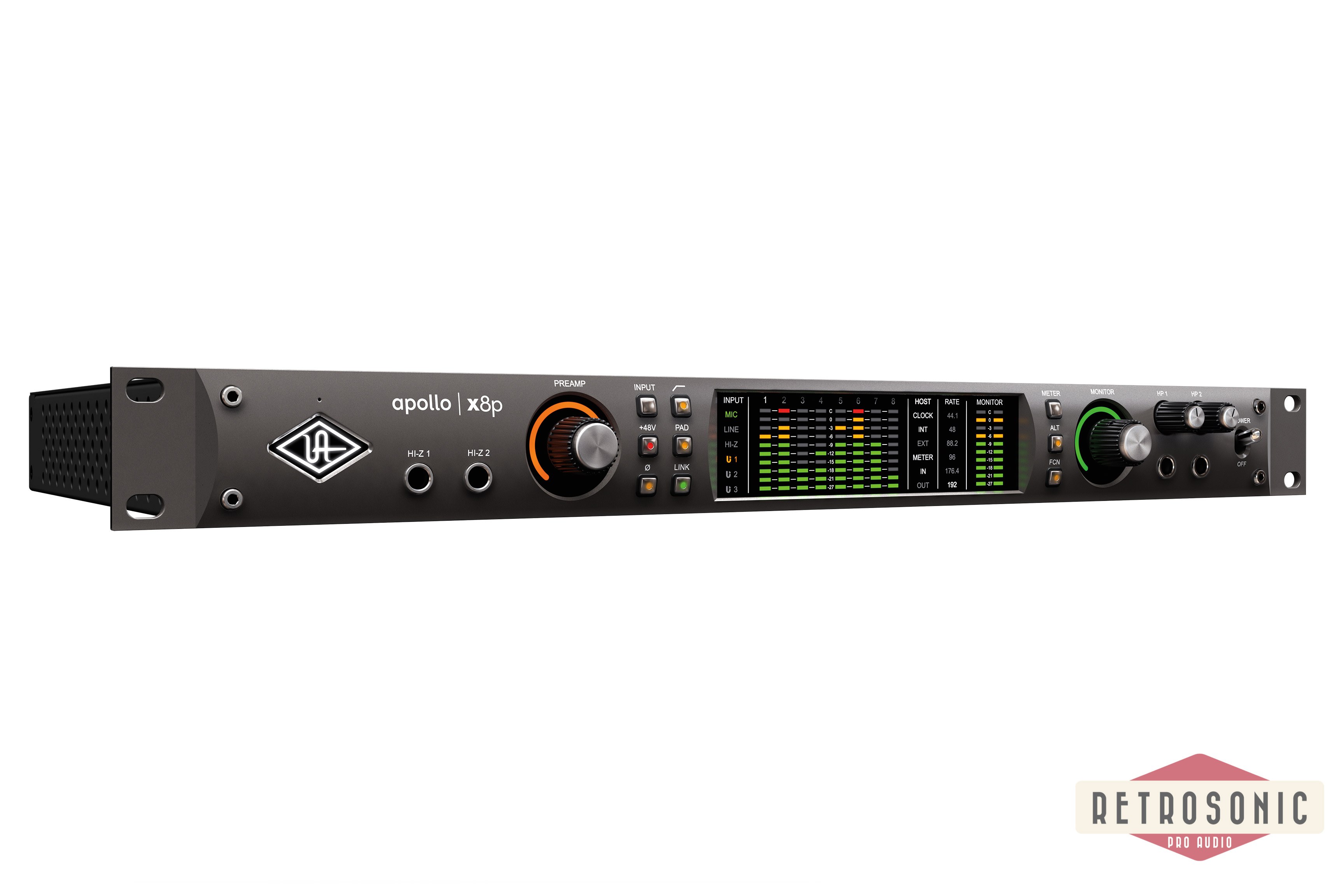 Universal Audio Apollo x8p Heritage Edition (Rack/Mac/Win/TB3)