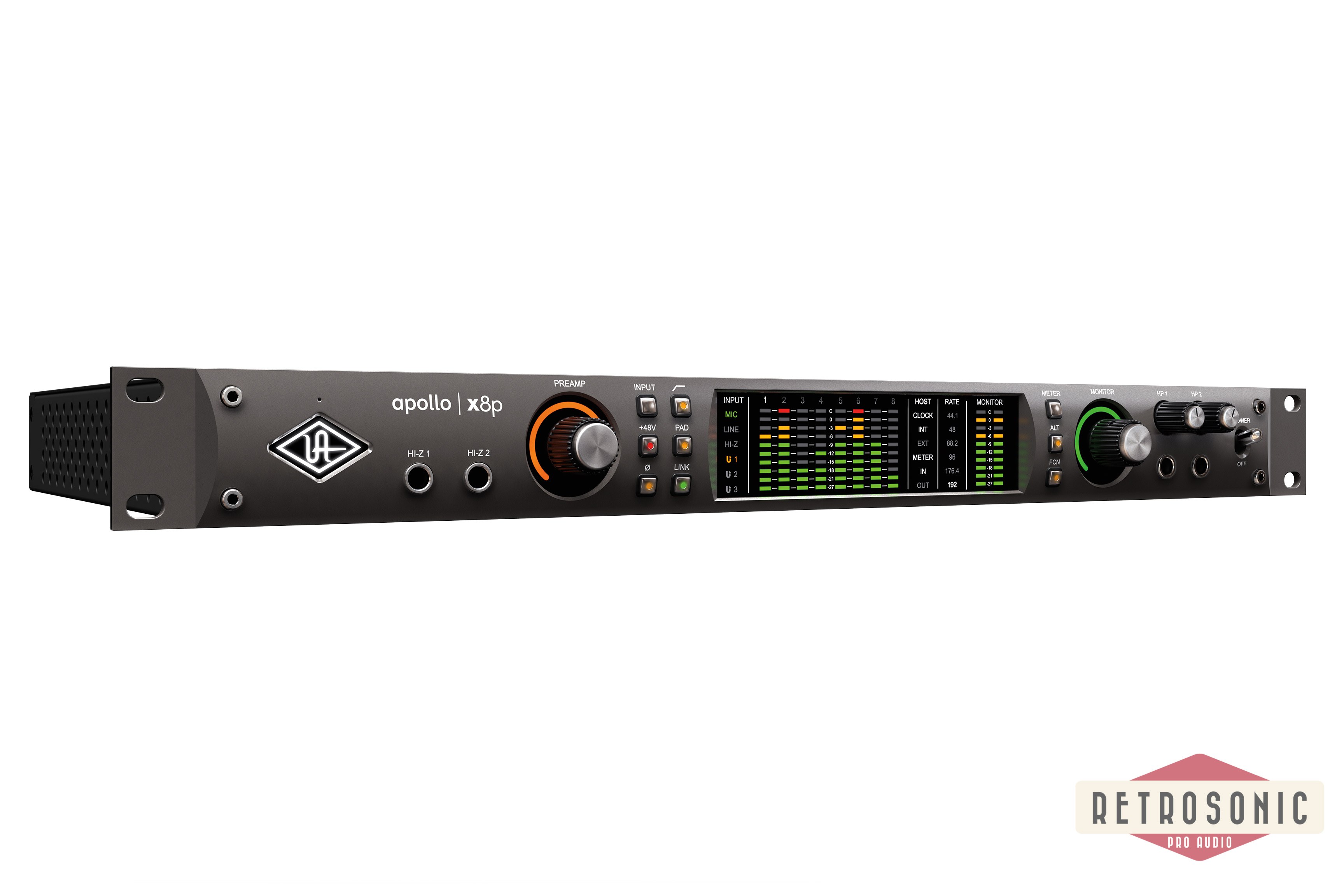 Universal Audio Apollo x8p Heritage Edition (Rack/Mac/Win/TB3)