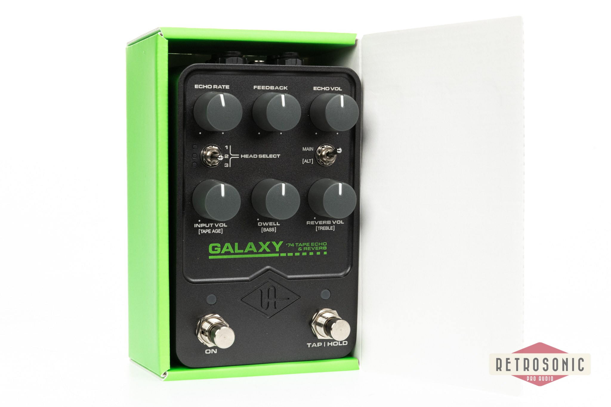 Universal Audio UAFX Galaxy ´74 Tape Echo & Reverb Stereo Effects Pedal