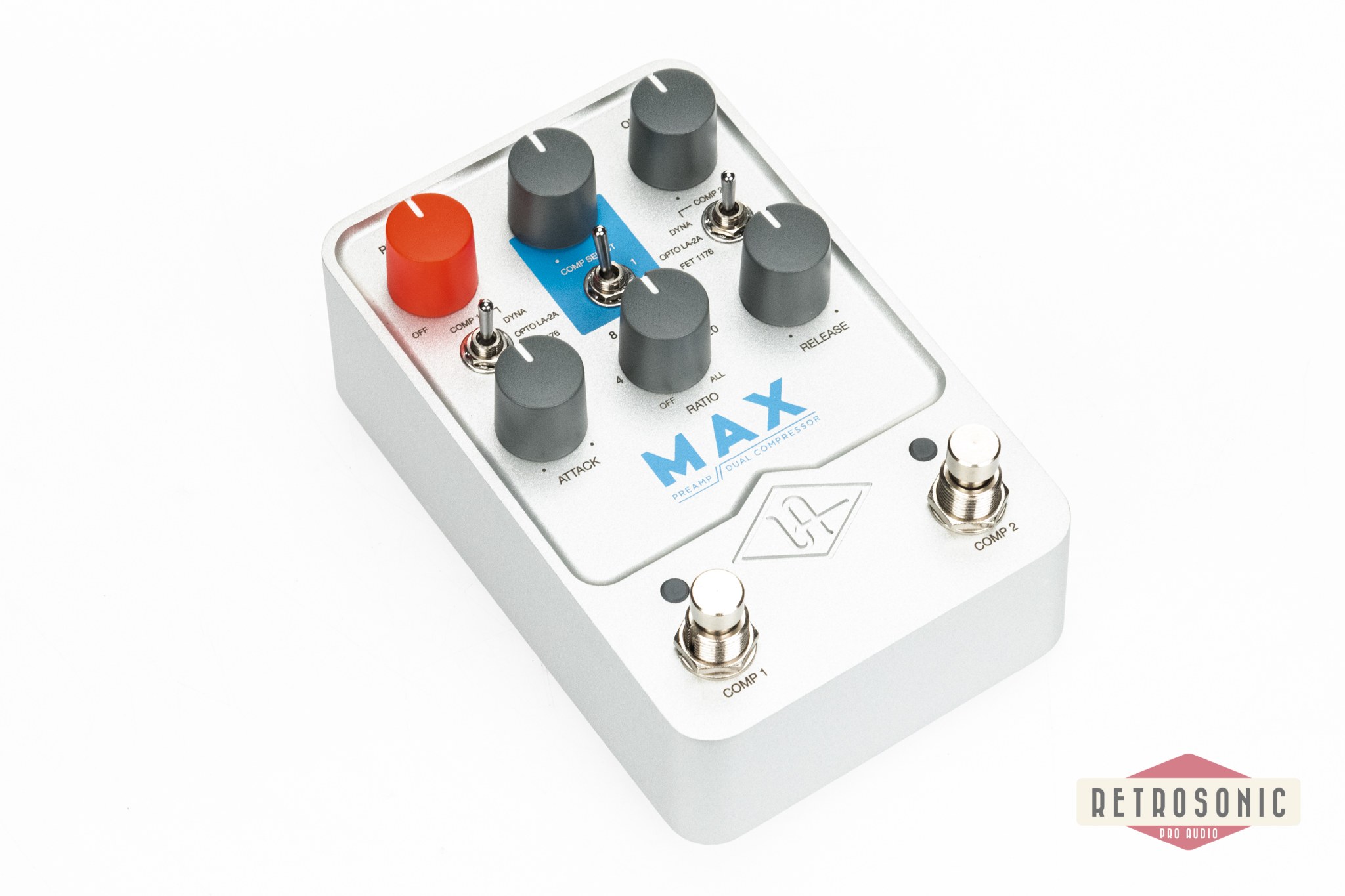 Universal Audio UAFX Max Preamp & Dual Compressor Stereo Effects Pedal