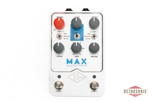 Universal Audio UAFX Max Preamp & Dual Compressor Stereo Effects Pedal