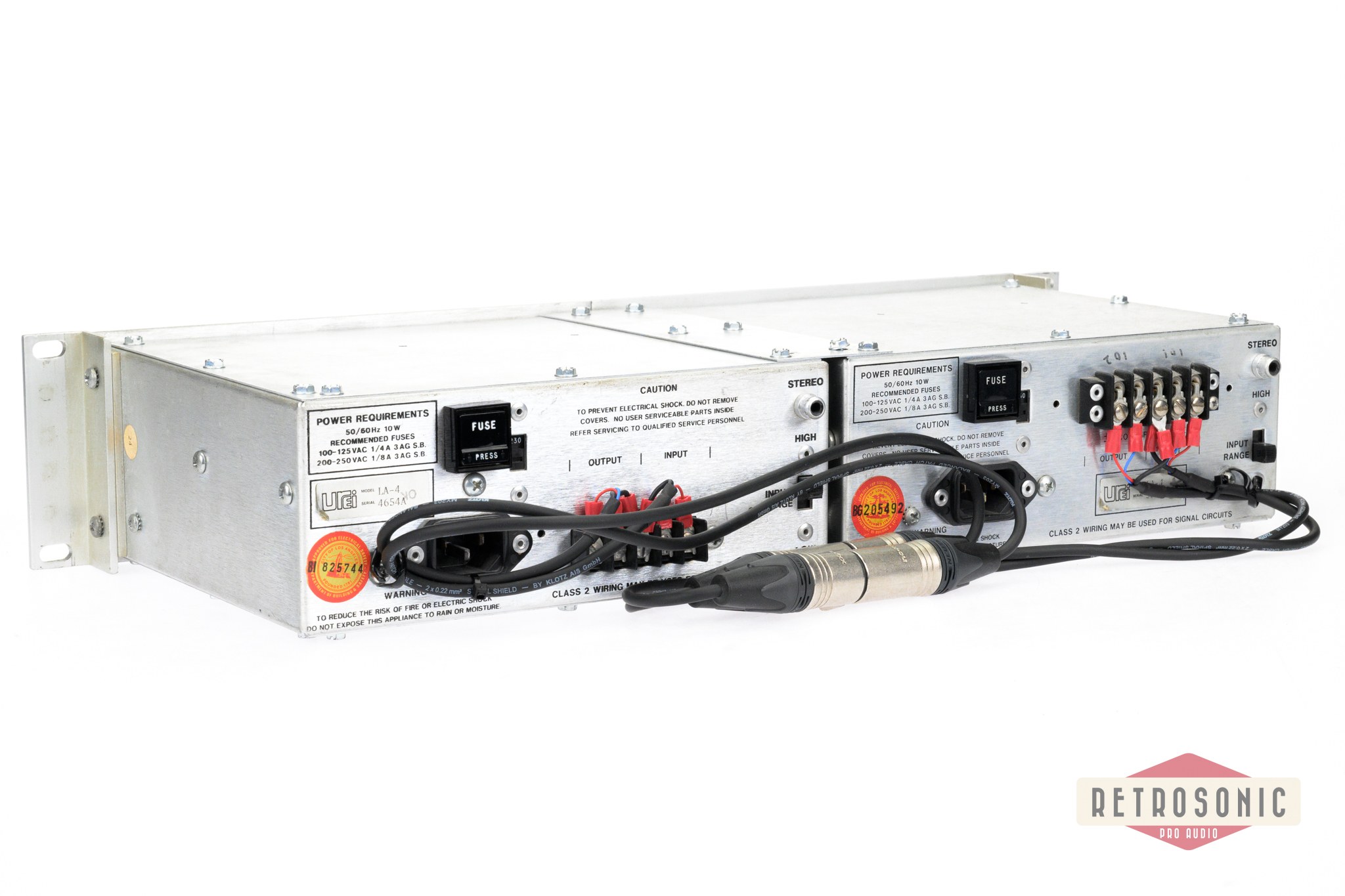 Urei LA-4 Compressor/Limiter Pair (Siret Mod)