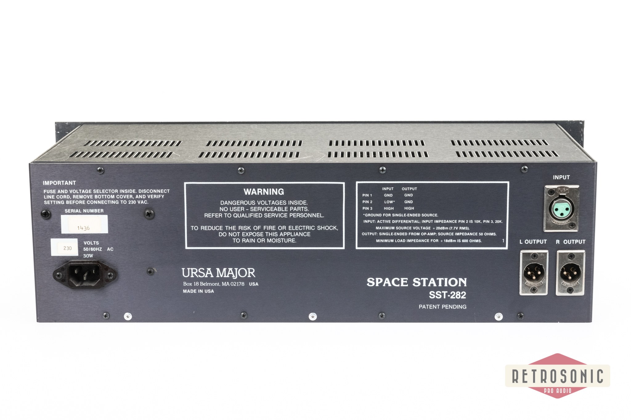 Ursa Major SST-282 Space Station Blue Face