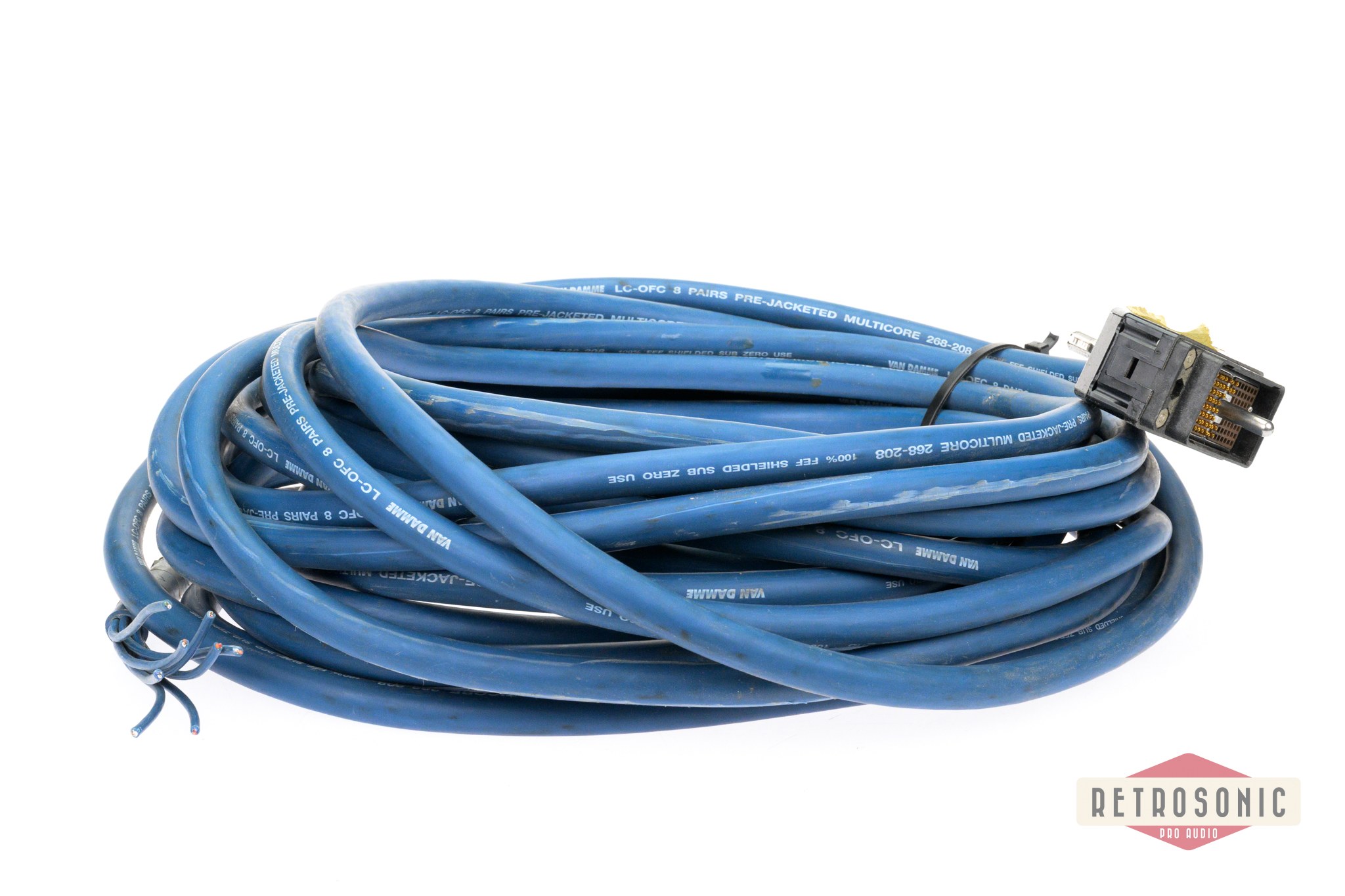 Van Damme 268-208 8-pair OFC multicore cable. 7meters.