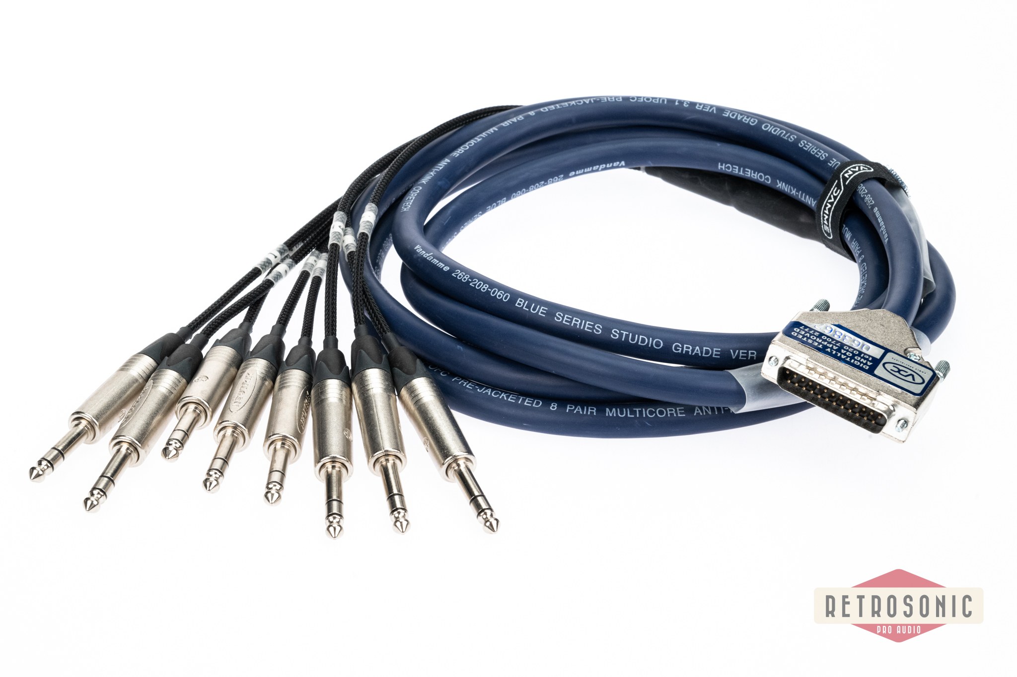 Vandamme 268-208-060 Blue Ver 3.1 8-pair multicore DB25-TRS 2.9m