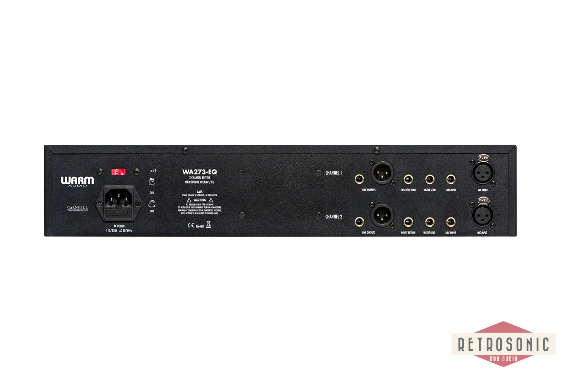 Warm Audio WA273-EQ 2 channel mic preamp w EQ