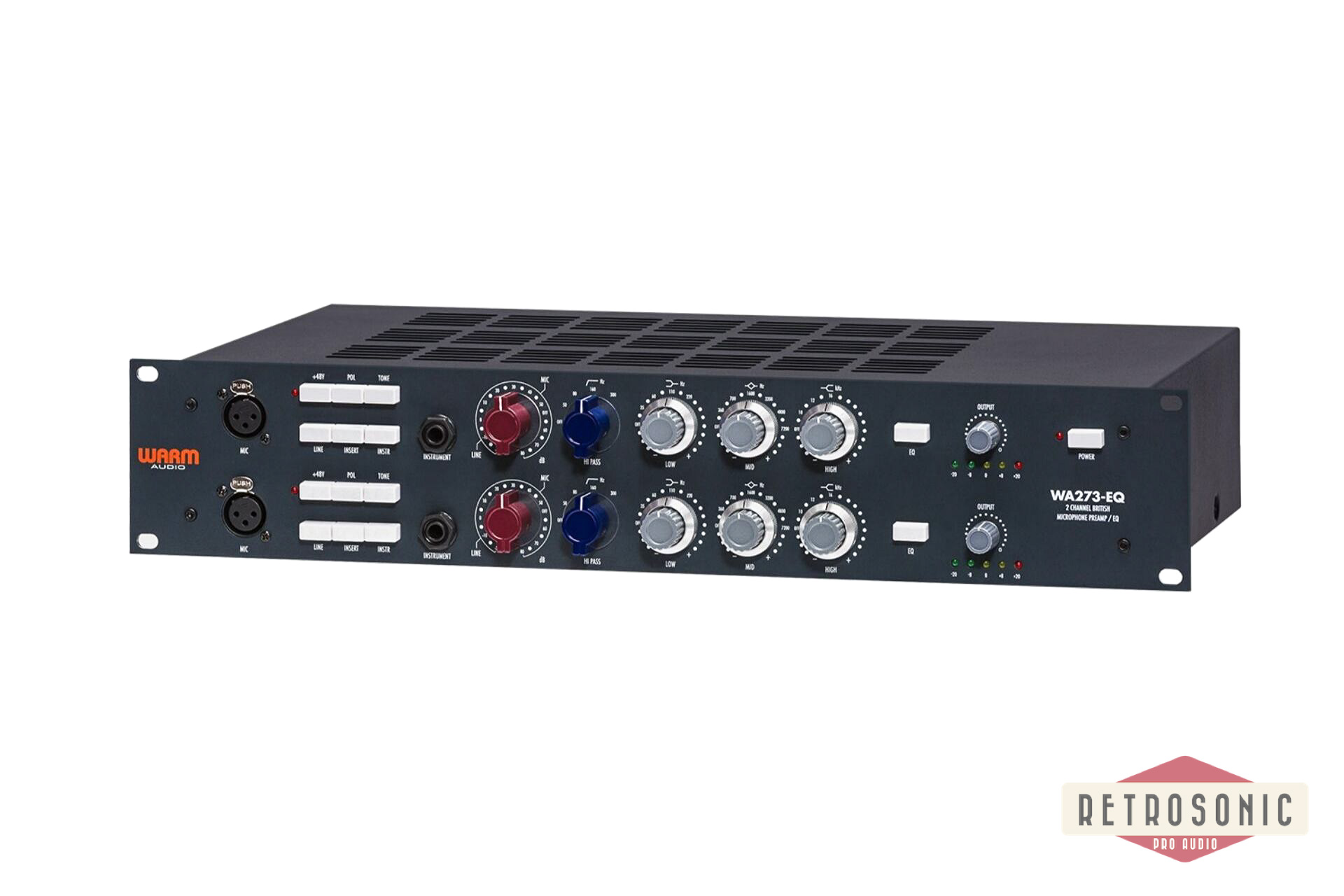 Warm Audio WA273-EQ 2 channel mic preamp w EQ