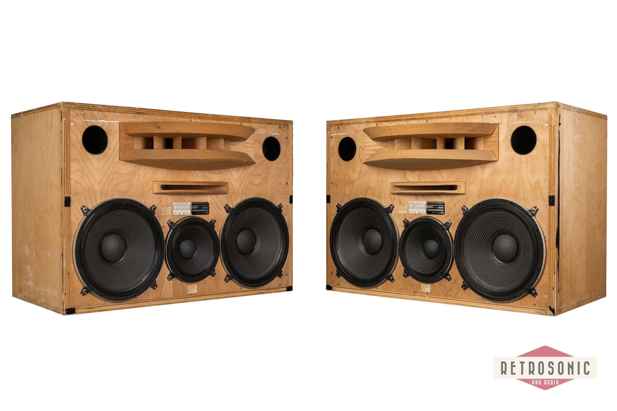 Westlake Audio HR-1 Studio Monitor Pair # 031-032 w. HRX 4-Way Active Crossower