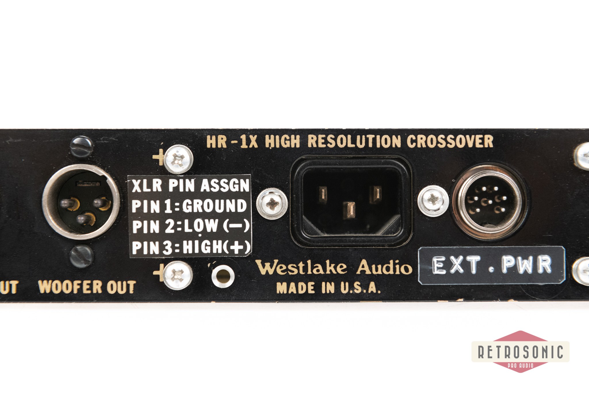 Westlake Audio HR-1 Studio Monitor Pair # 031-032 w. HRX 4-Way Active Crossower