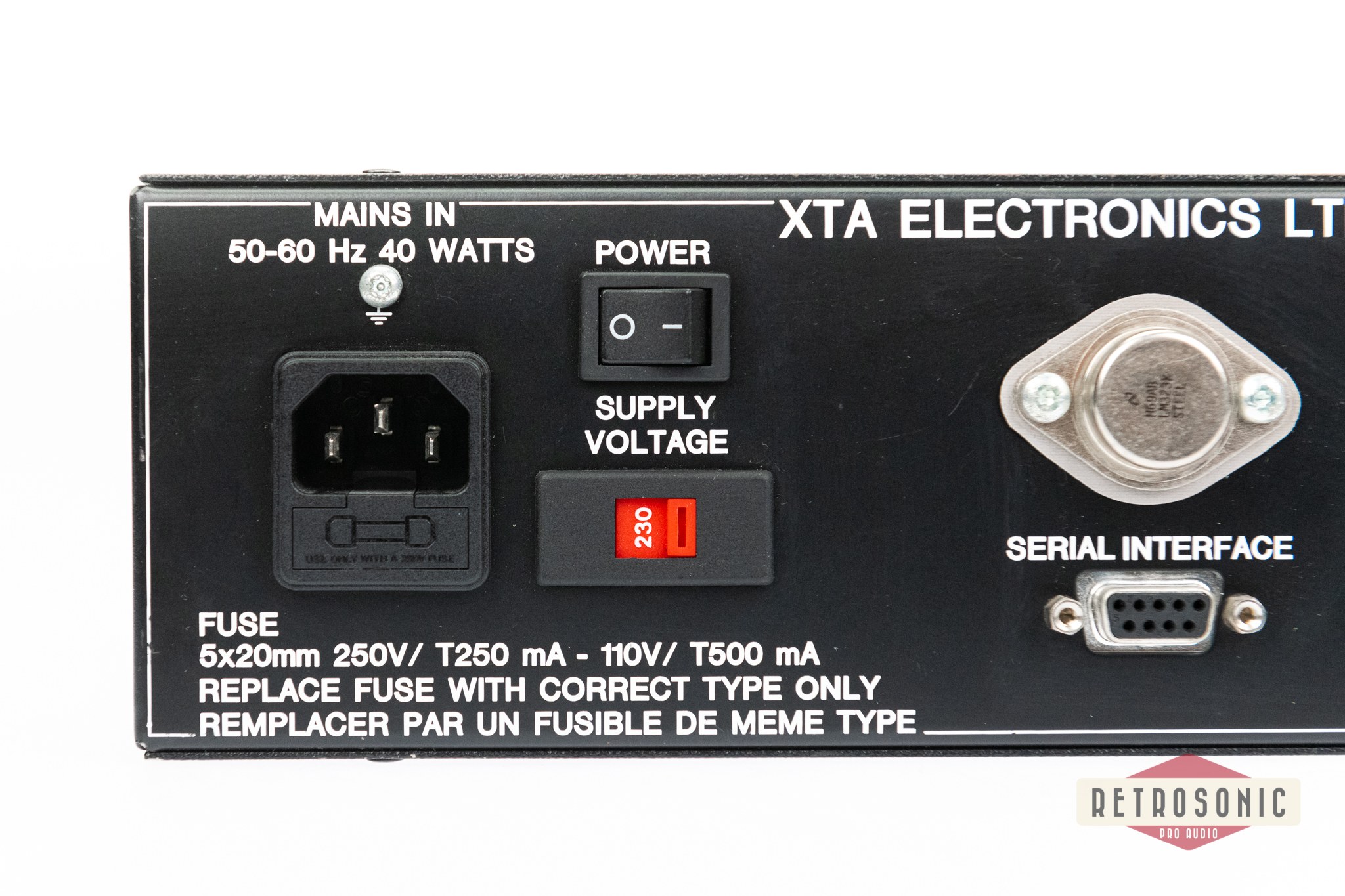 XTA RT-1 Real Time Spectrum Analyser