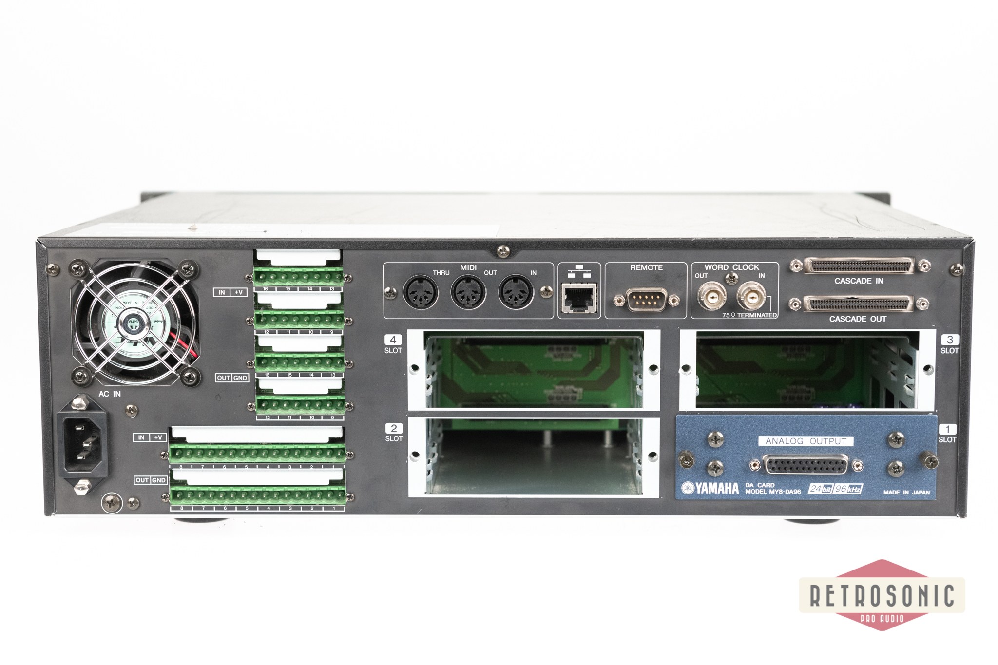 Yamaha DME64N frame with one MY8 DA96 card