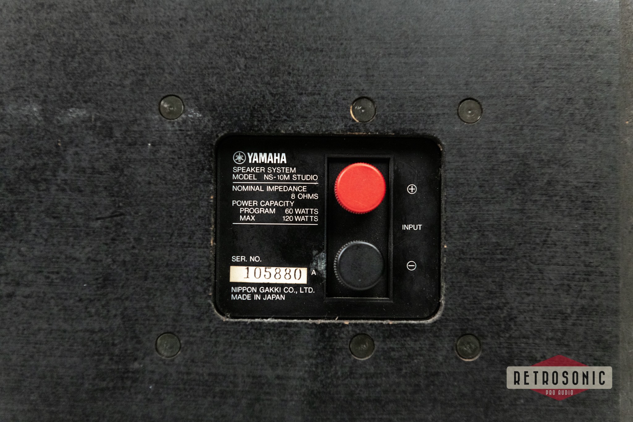 Yamaha NS10M Studio Monitor Pair