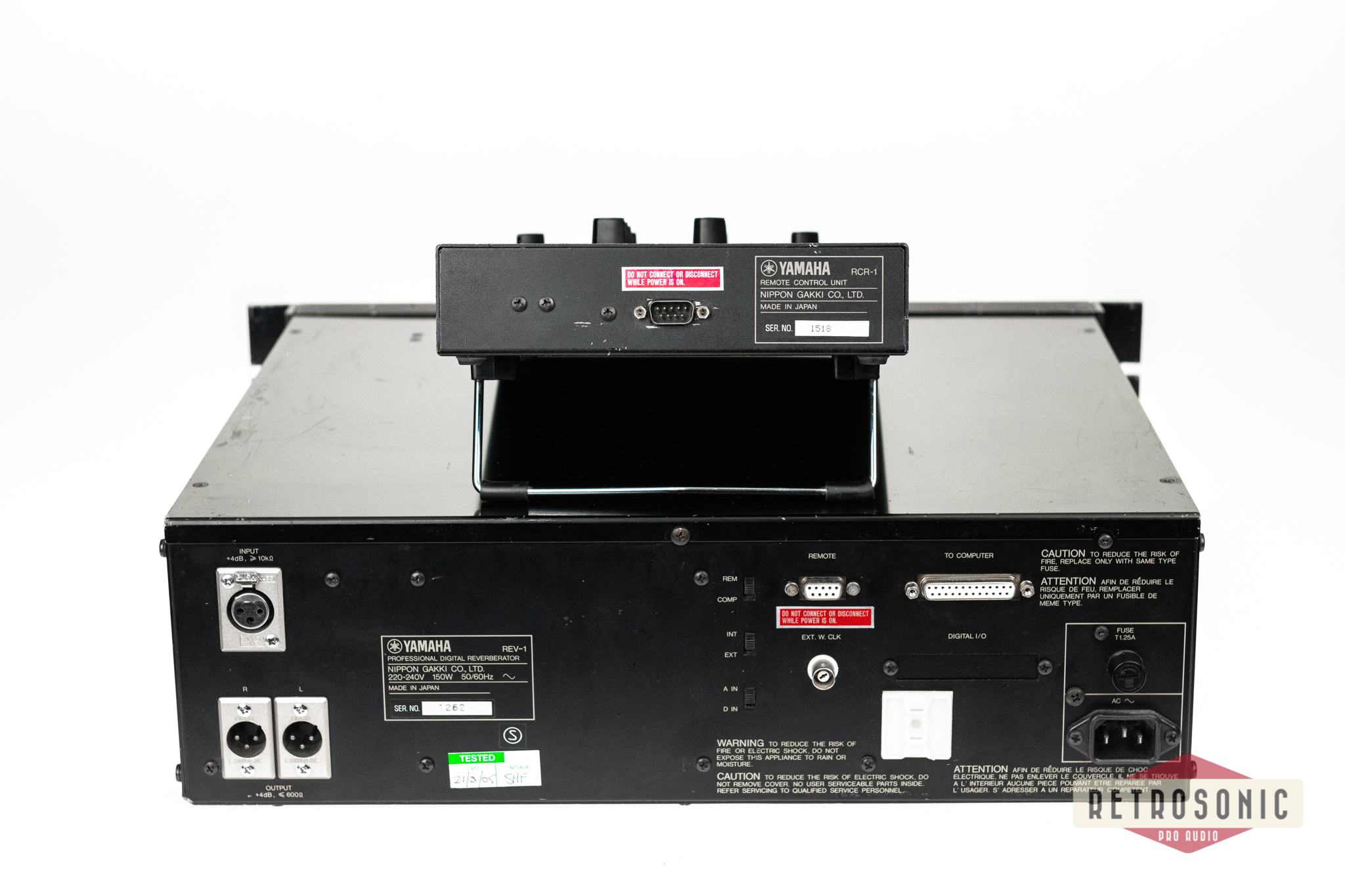 Yamaha REV 1 Pro Reverb with RCR-1 Remote Control