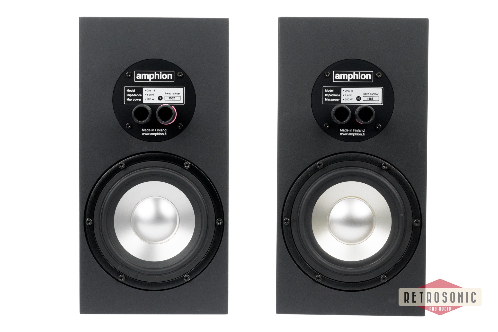 ⁠Amphion One18 Speaker Pair With Cables