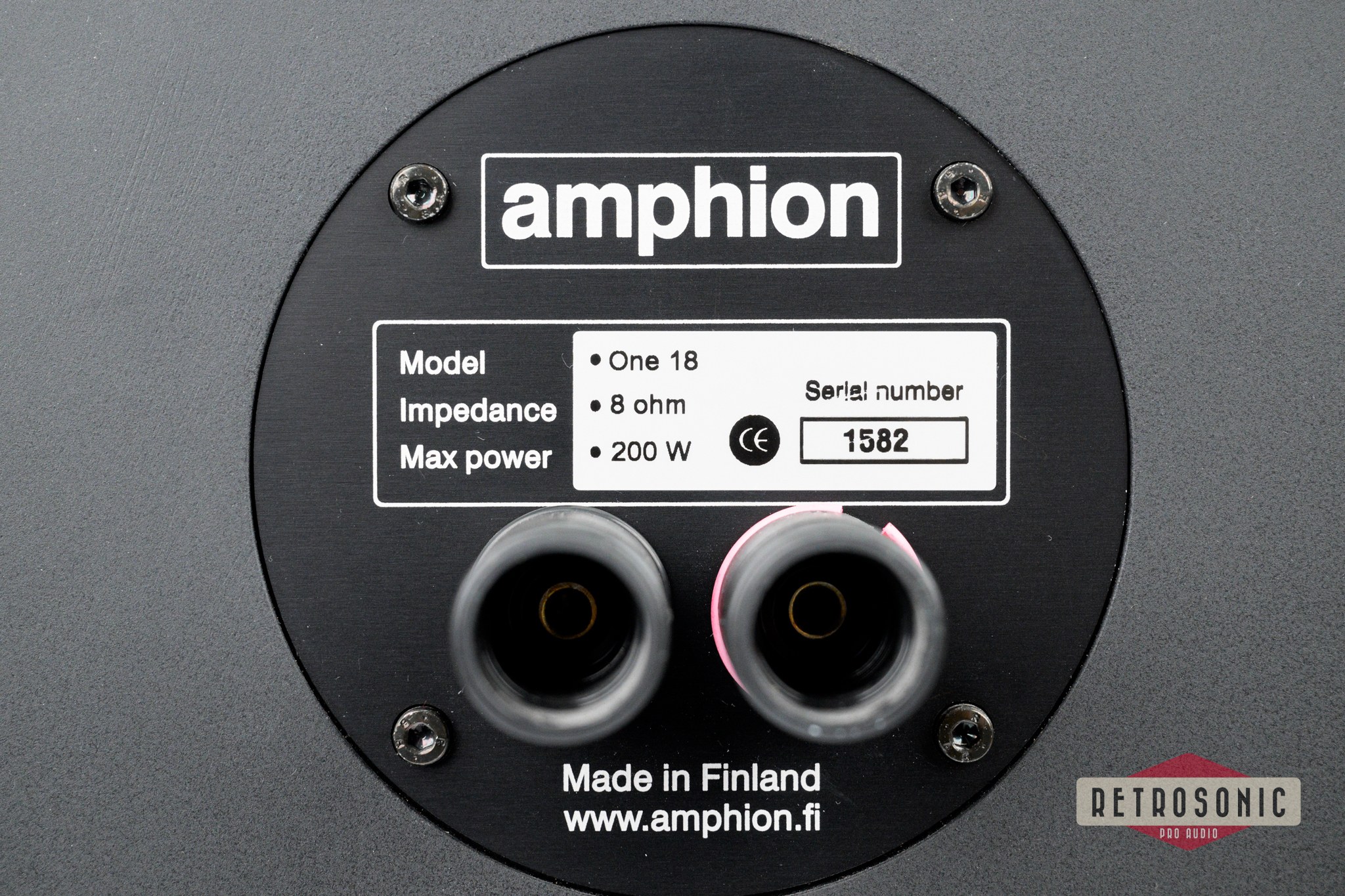 ⁠Amphion One18 Speaker Pair With Cables
